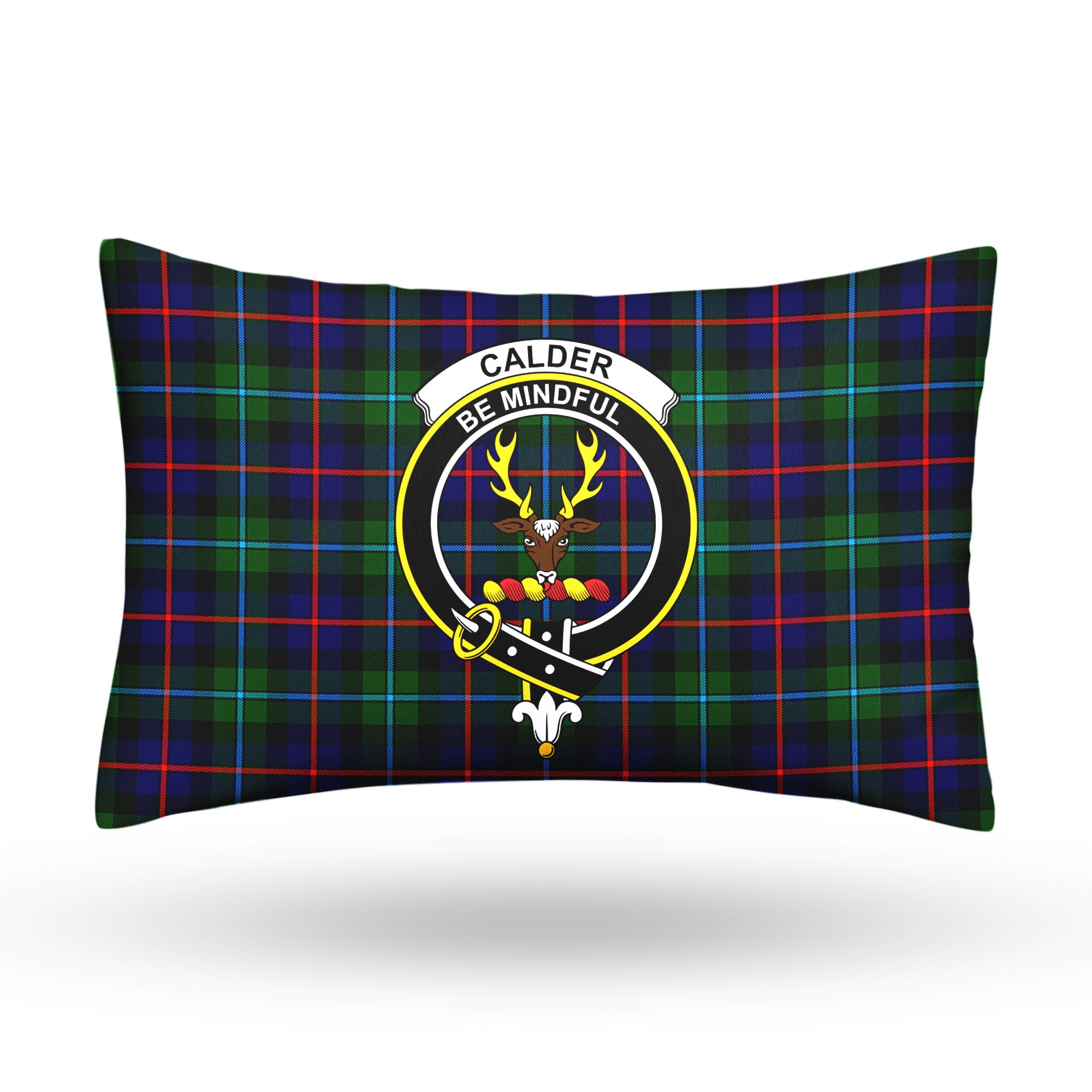 Calder Tartan Crest Pillow Cover