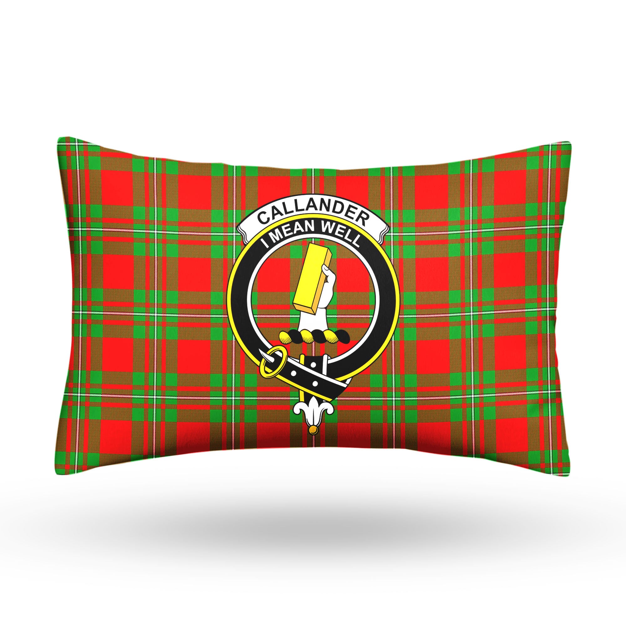 Callander Tartan Crest Pillow Cover