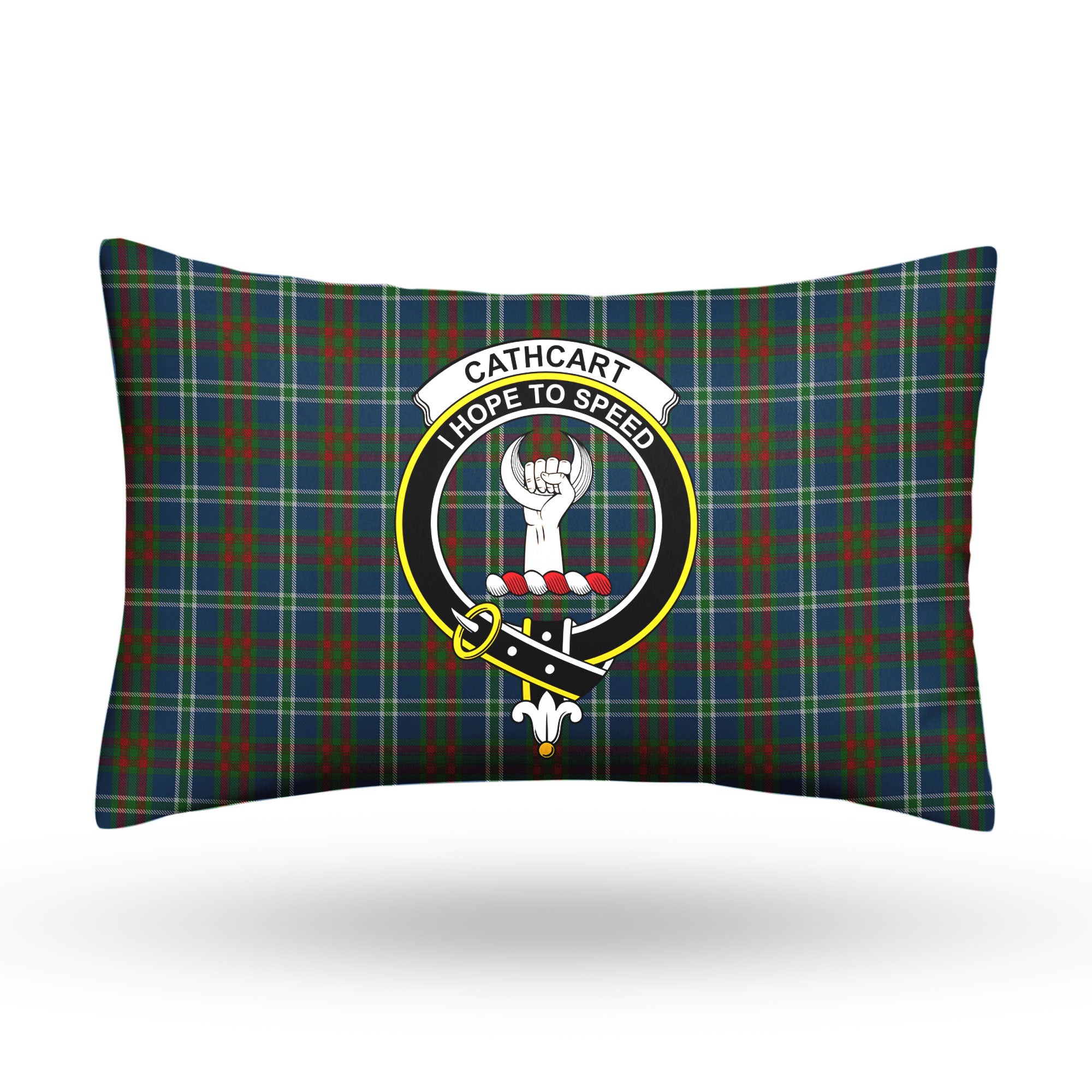 Cathcart Tartan Crest Pillow Cover