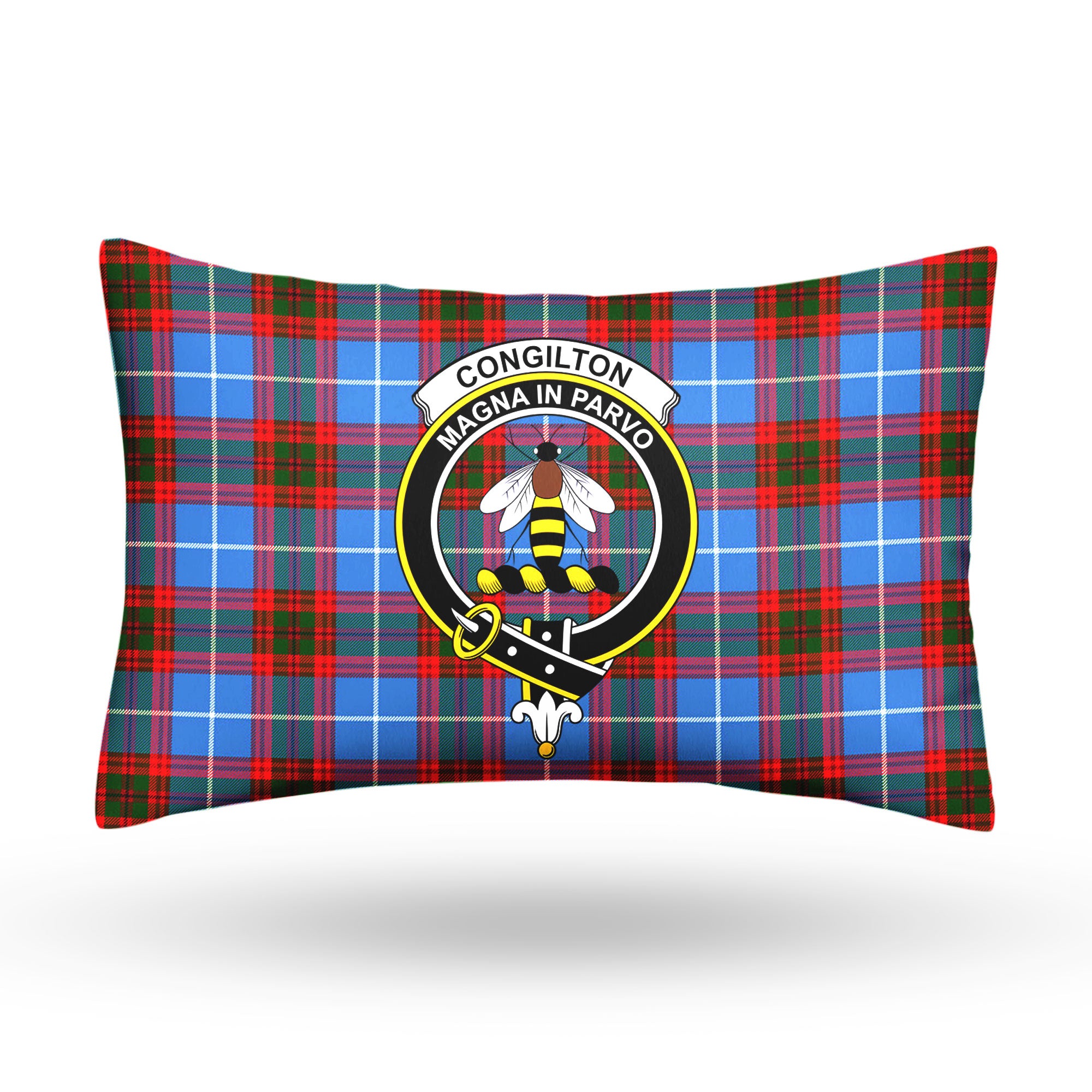 Congilton Tartan Crest Pillow Cover