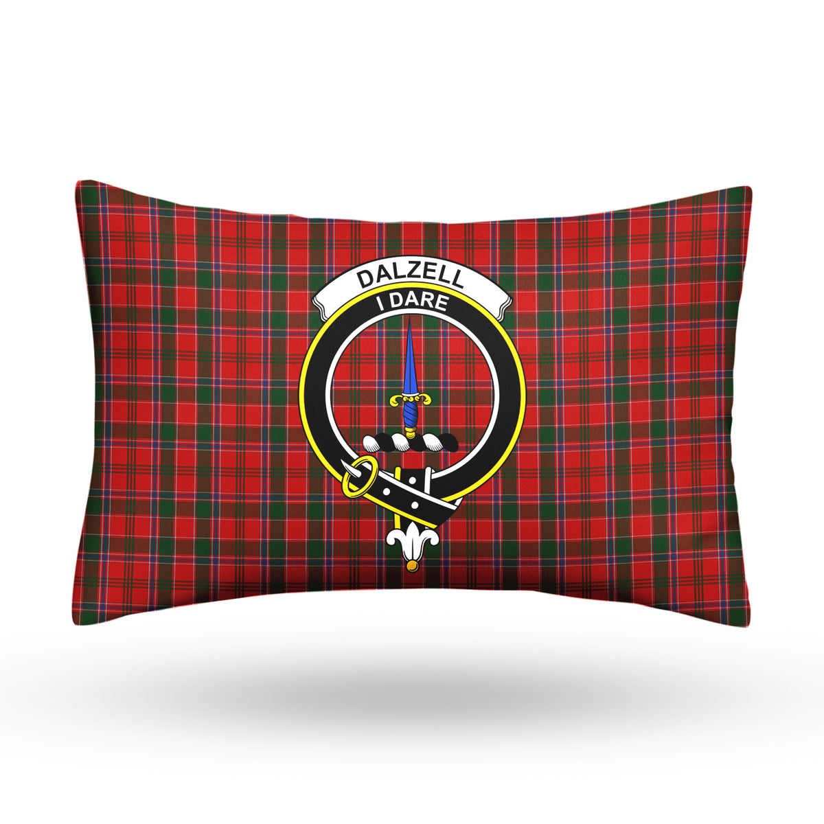 Dalzell Tartan Crest Pillow Cover