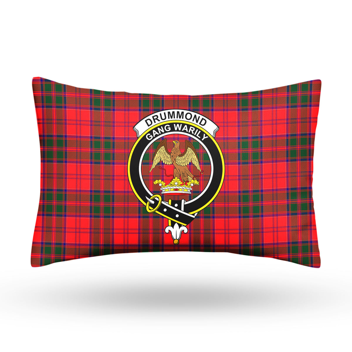 Drummond Modern Tartan Crest Pillow Cover