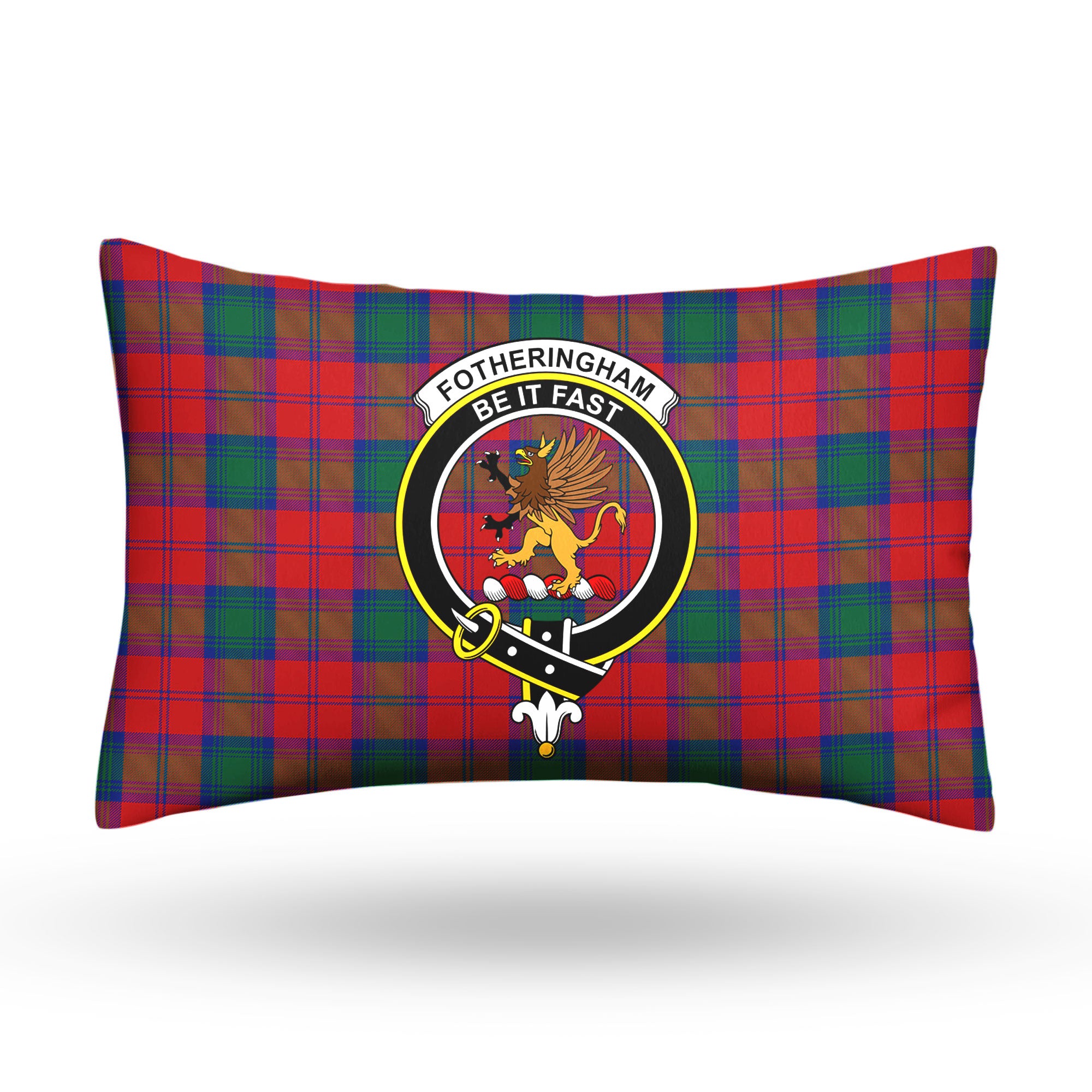 Fotheringham Tartan Crest Pillow Cover