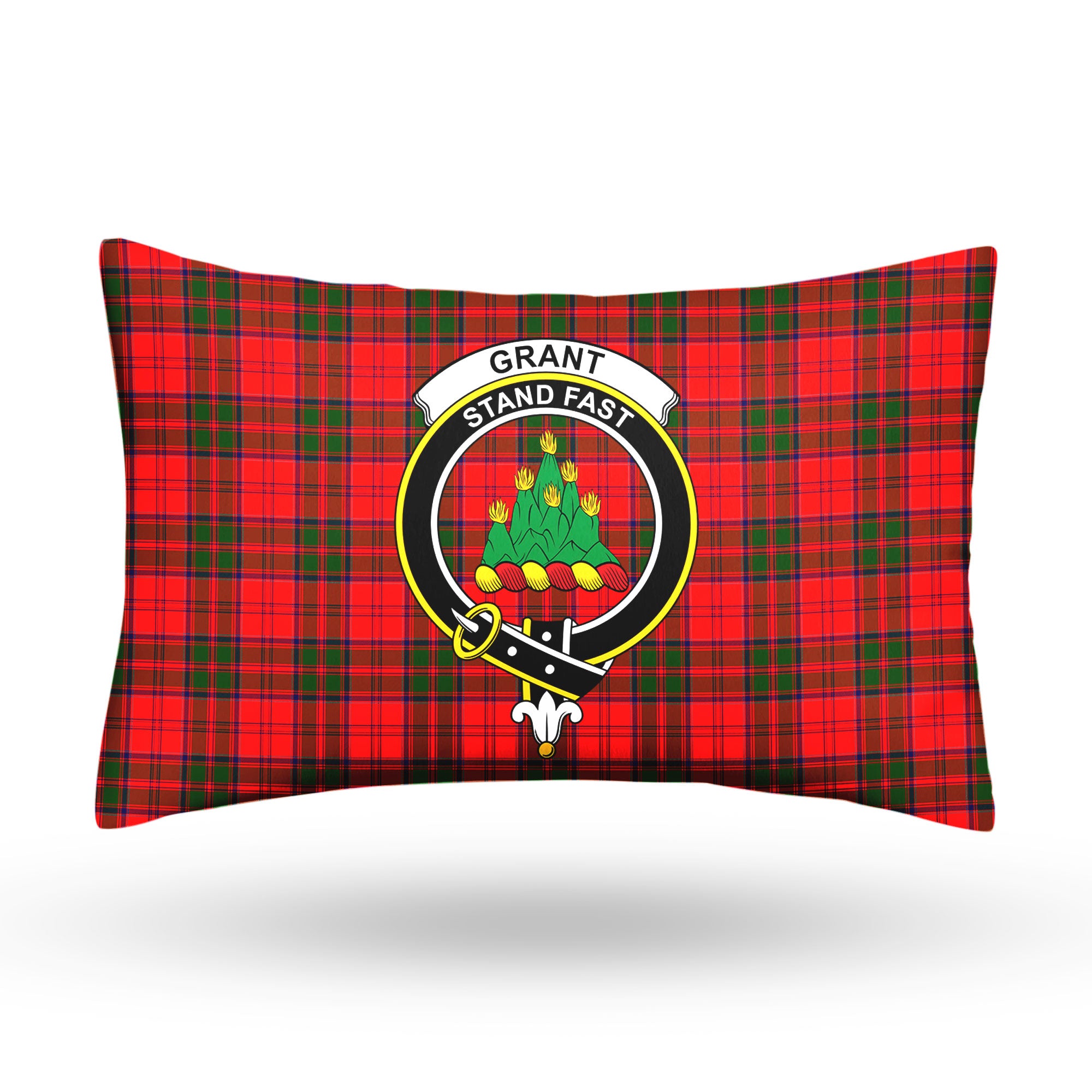 Grant Modern Tartan Crest Pillow Cover