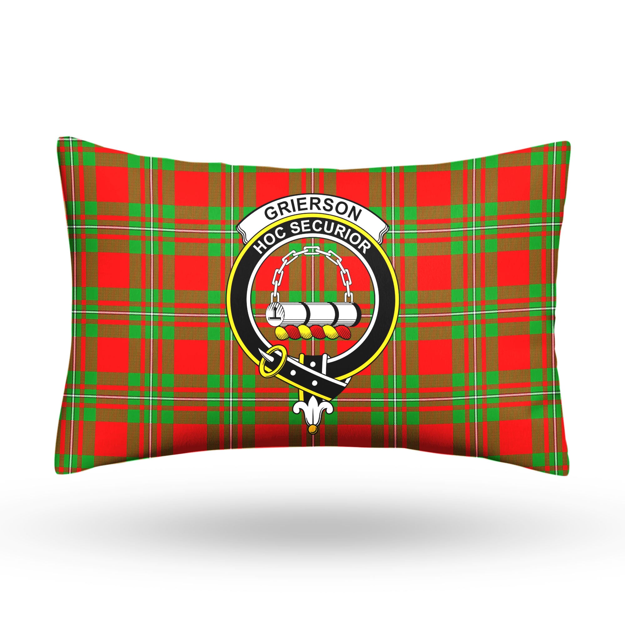 Grierson Tartan Crest Pillow Cover