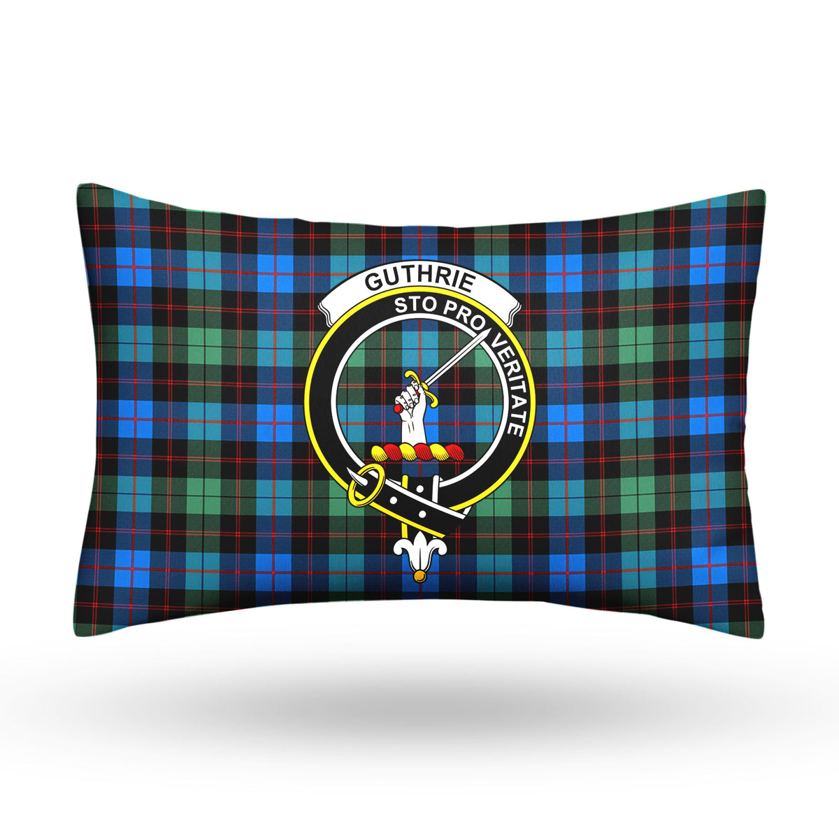 Guthrie Ancient Tartan Crest Pillow Cover