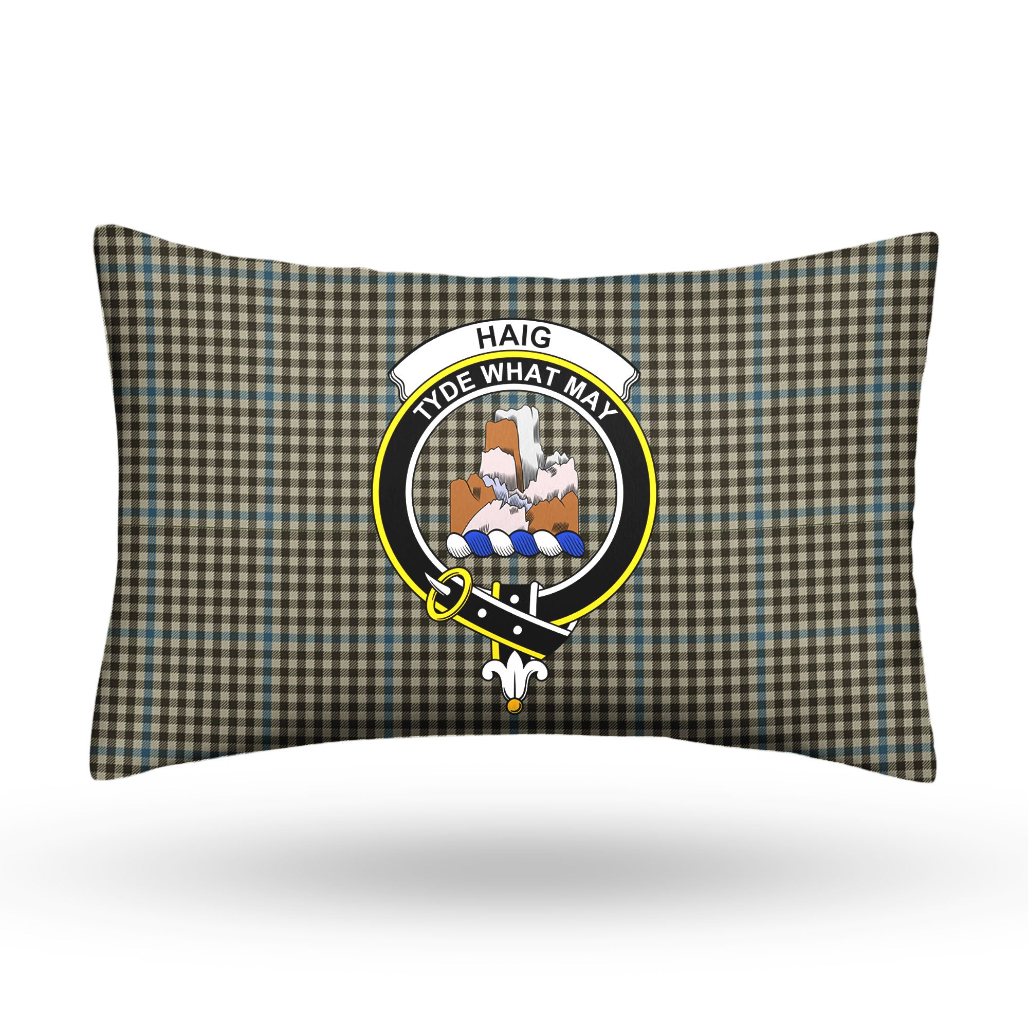 Haig Check Tartan Crest Pillow Cover