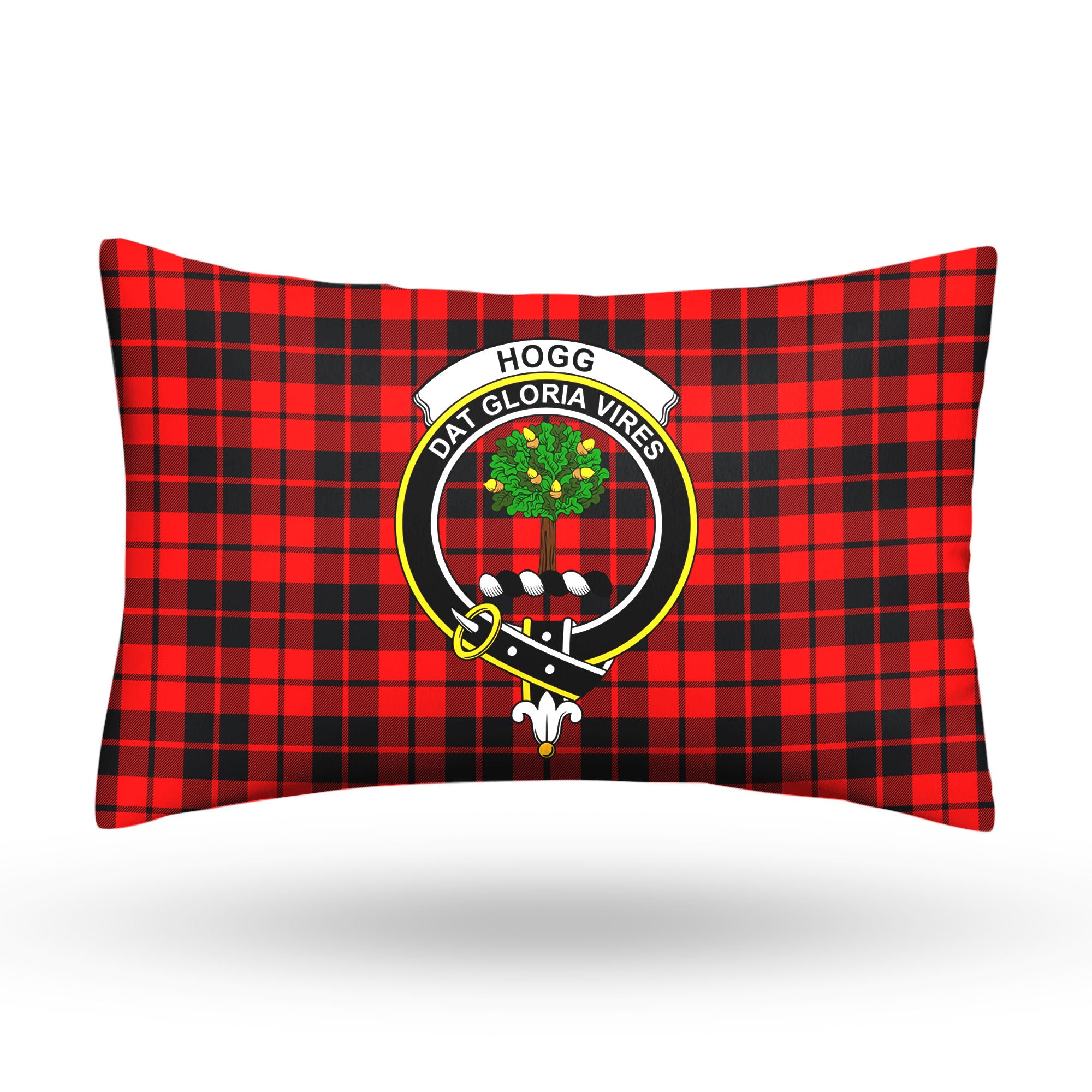 Hogg Tartan Crest Pillow Cover