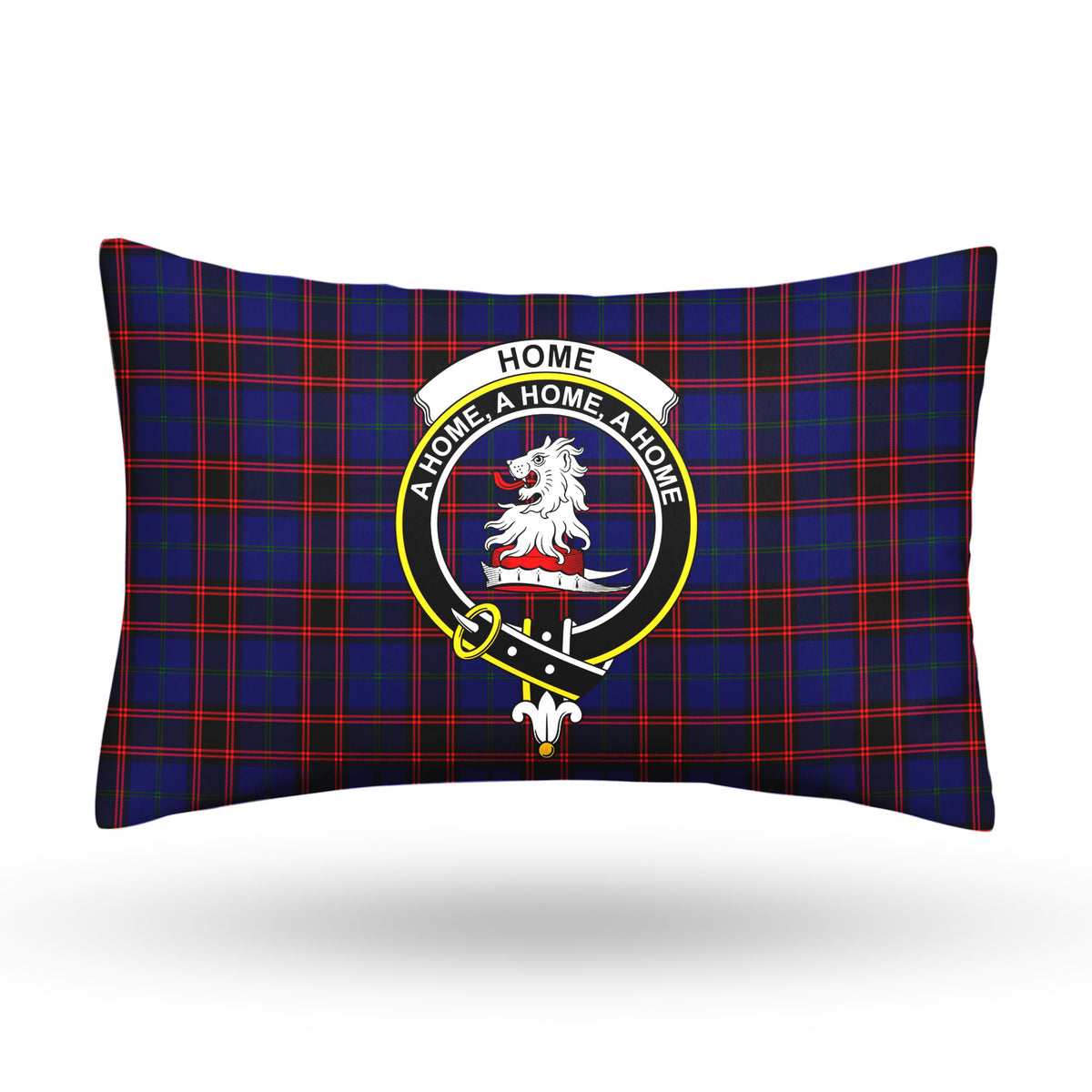 Home Modern Tartan Crest Pillow Cover