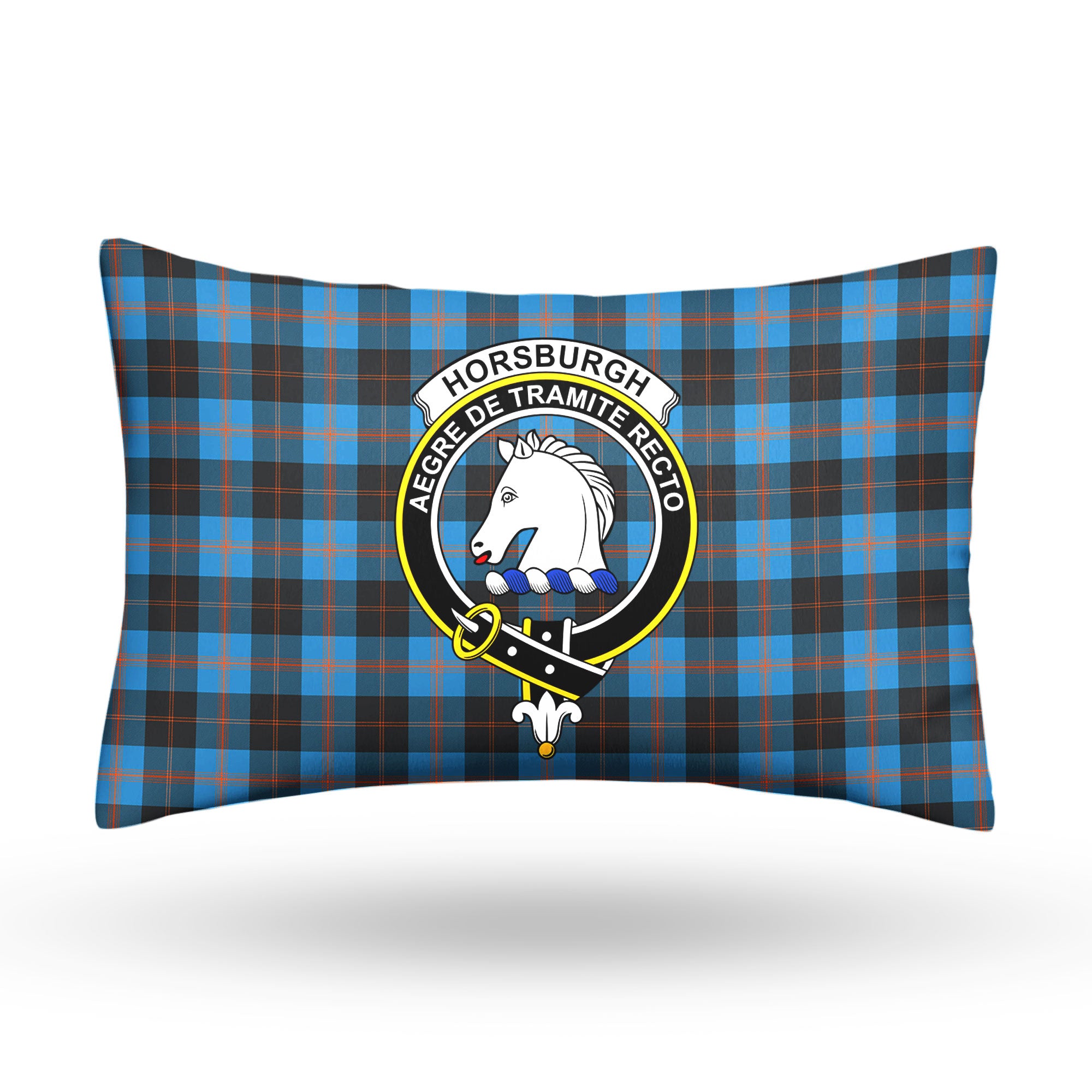 Horsburgh Tartan Crest Pillow Cover