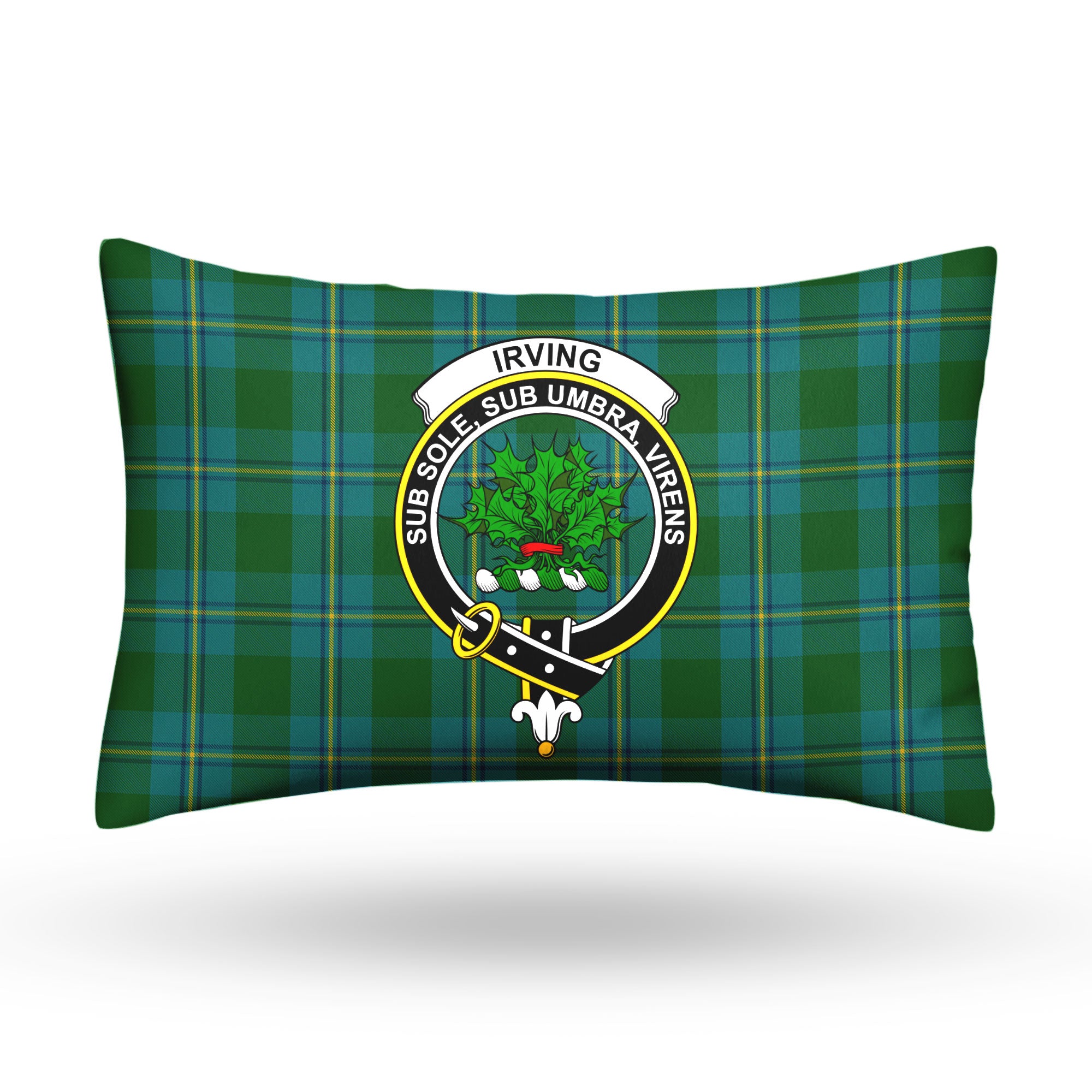 Irving Tartan Crest Pillow Cover