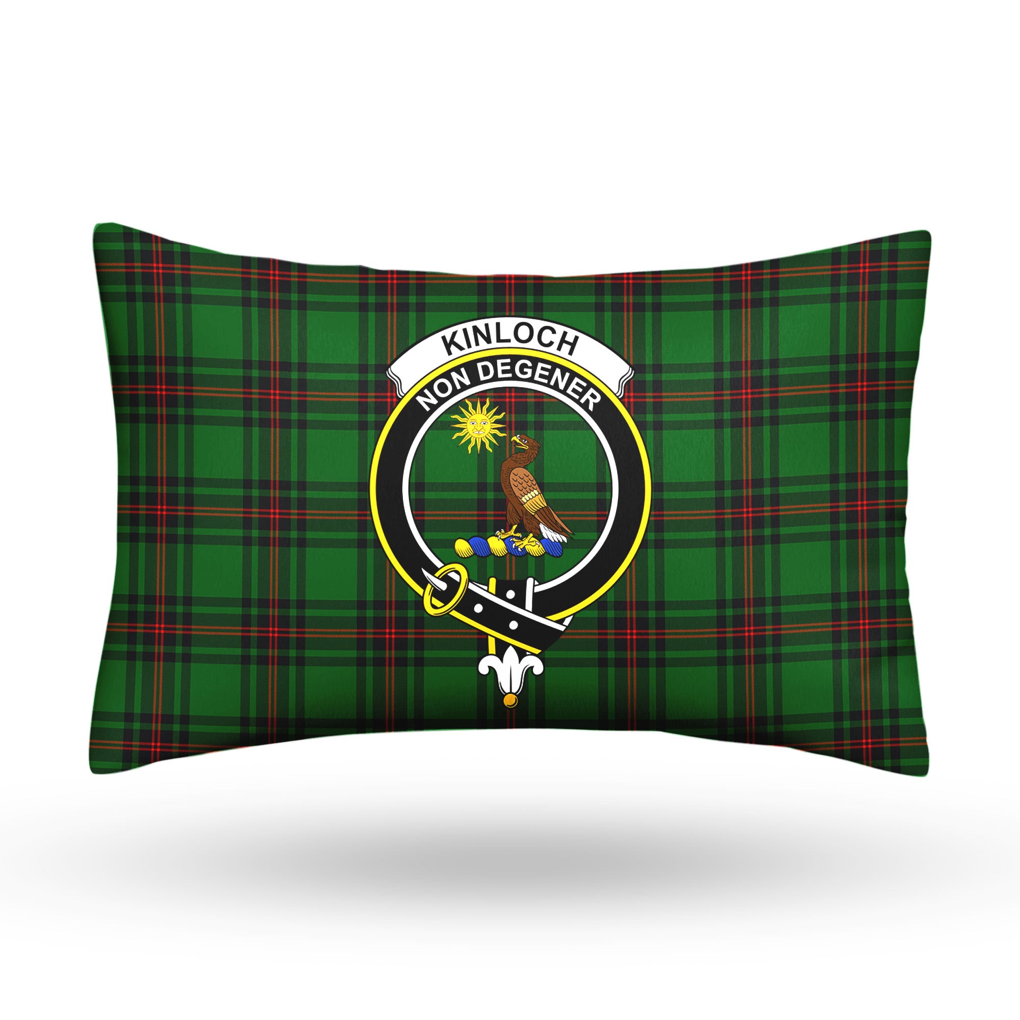 Kinloch Tartan Crest Pillow Cover