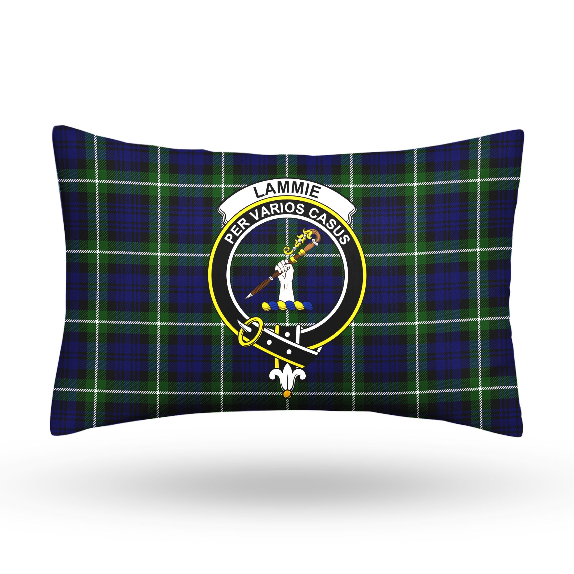 Lammie Tartan Crest Pillow Cover