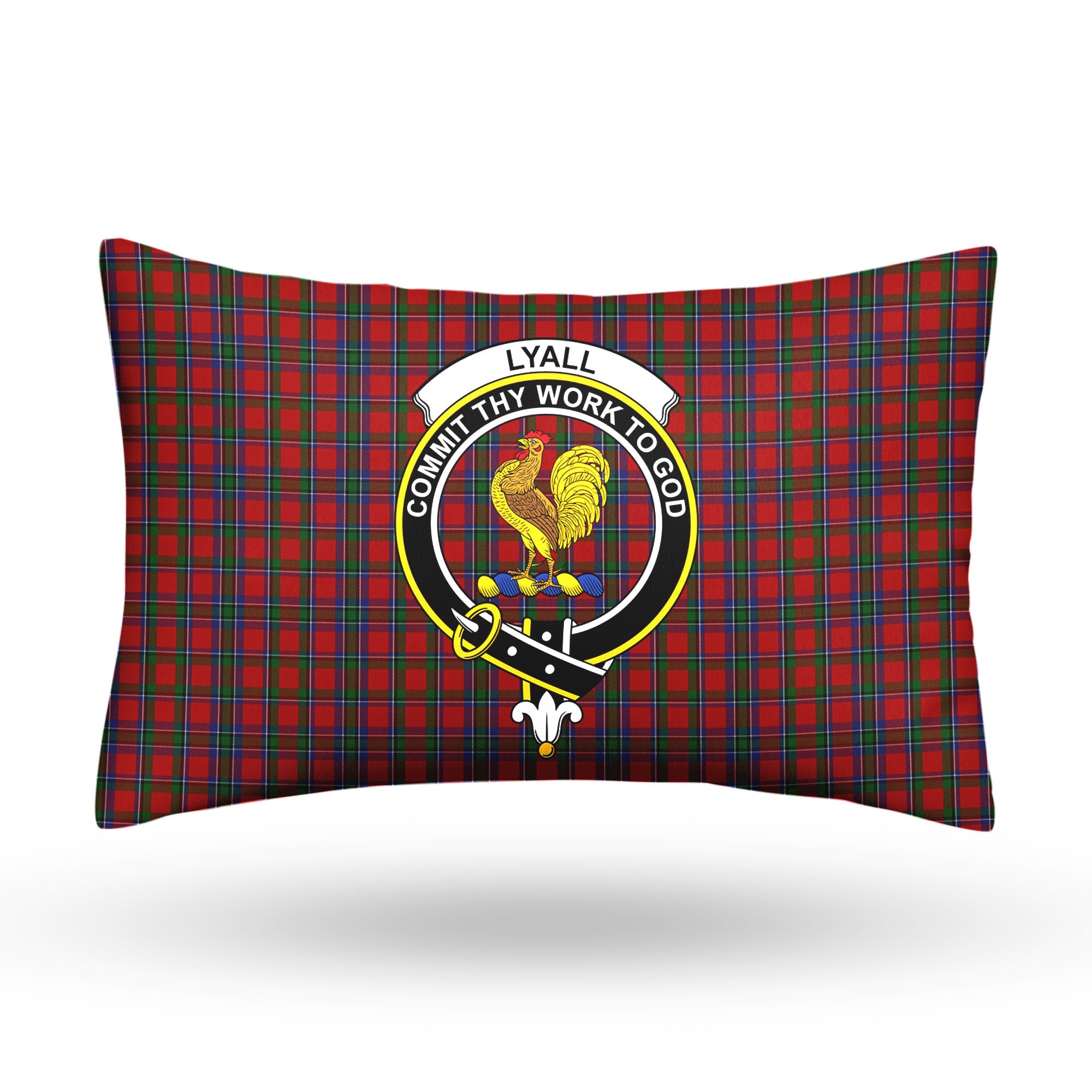 Lyall Tartan Crest Pillow Cover