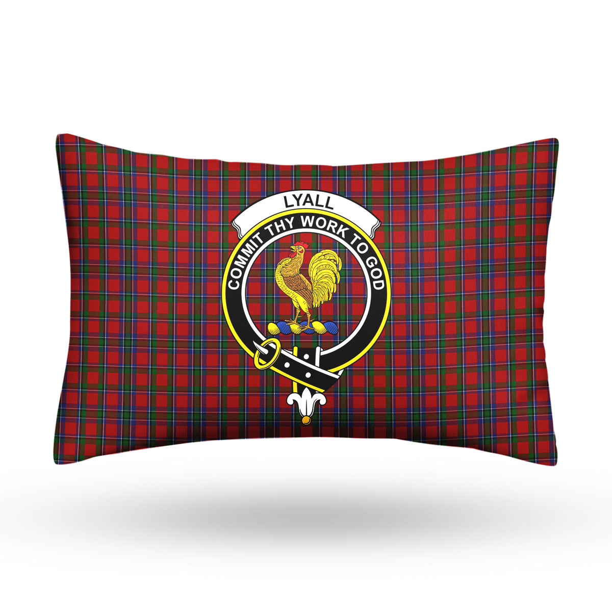 Lyall Tartan Crest Pillow Cover