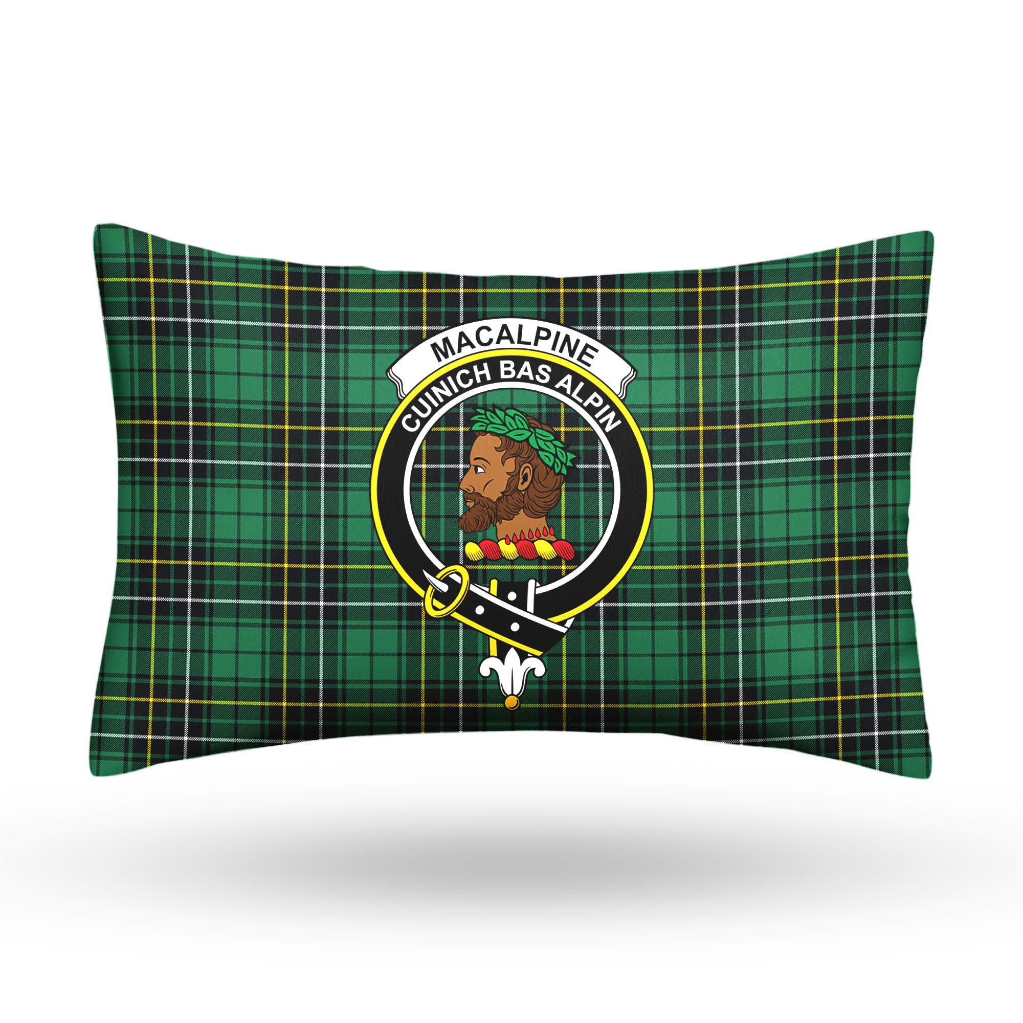 MacAlpine Ancient Tartan Crest Pillow Cover