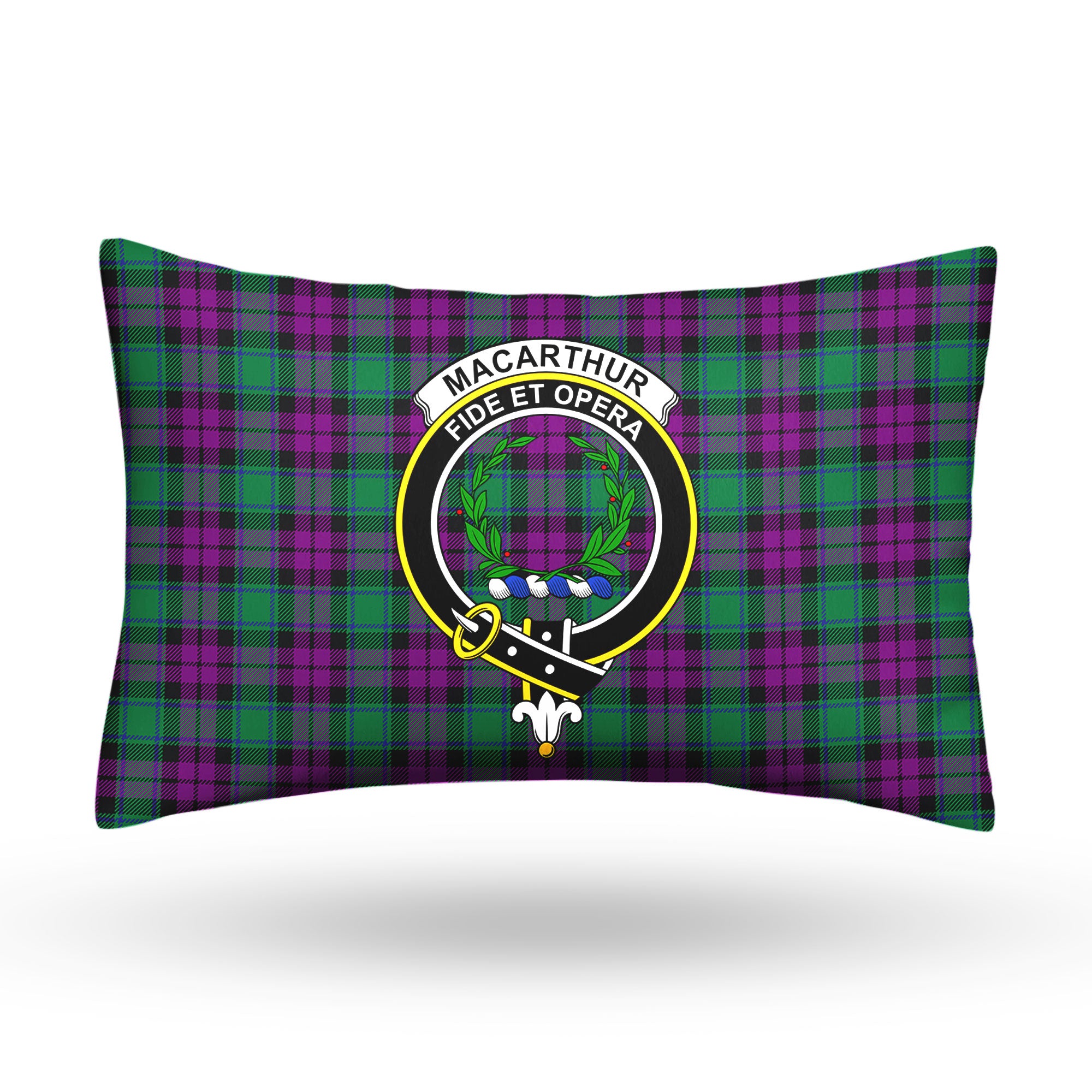 MacArthur - Milton Tartan Crest Pillow Cover