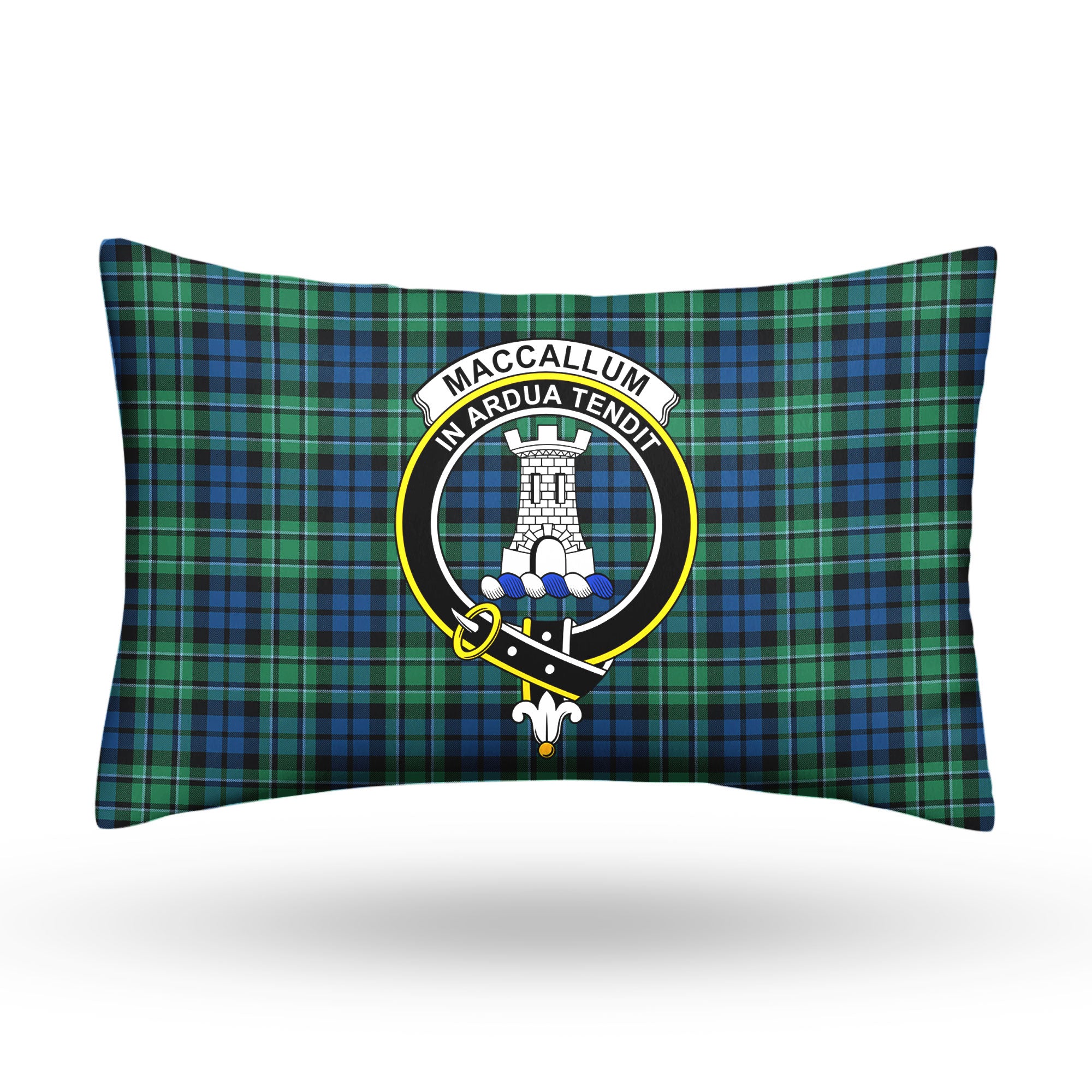 MacCallum Ancient Tartan Crest Pillow Cover