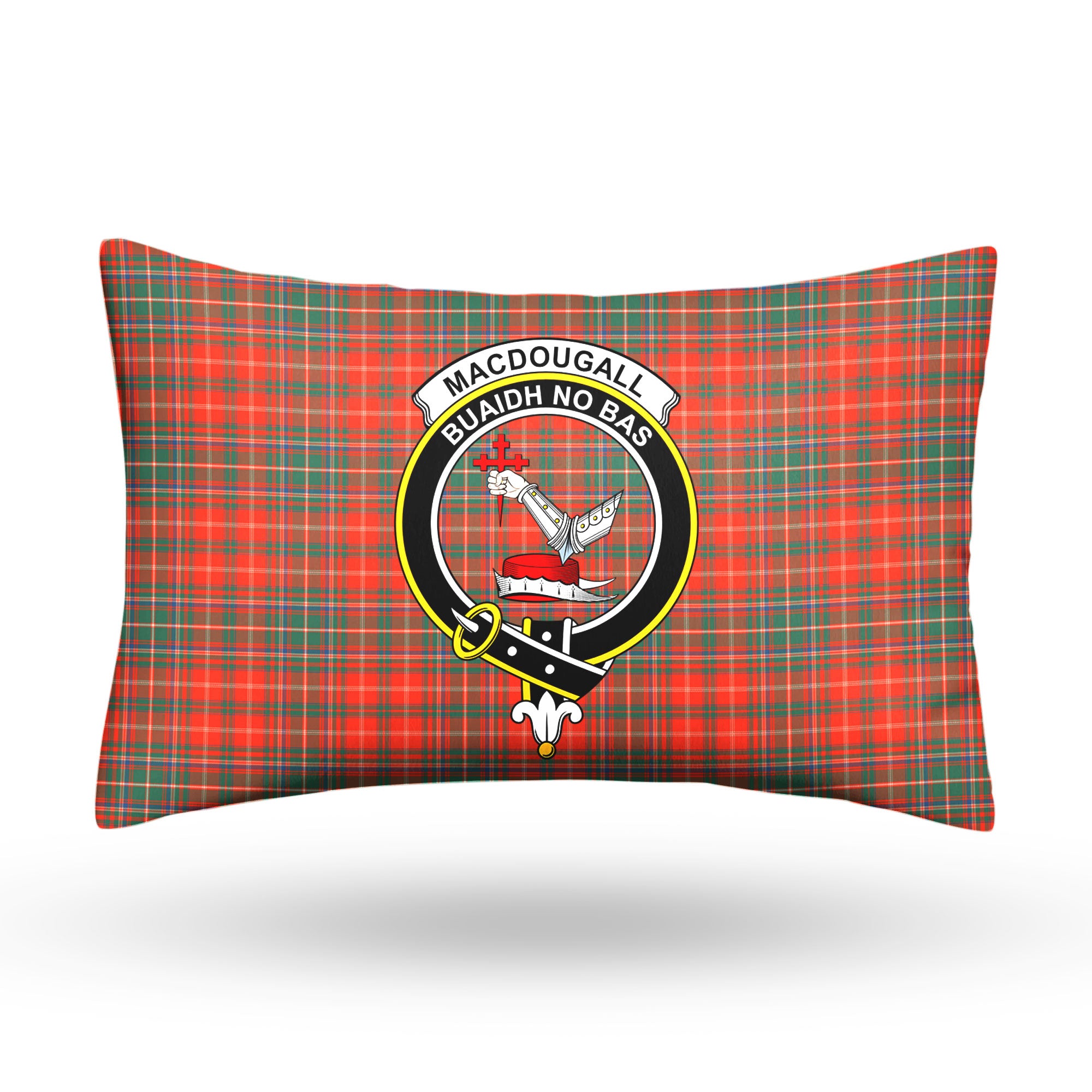 MacDougall Ancient Tartan Crest Pillow Cover