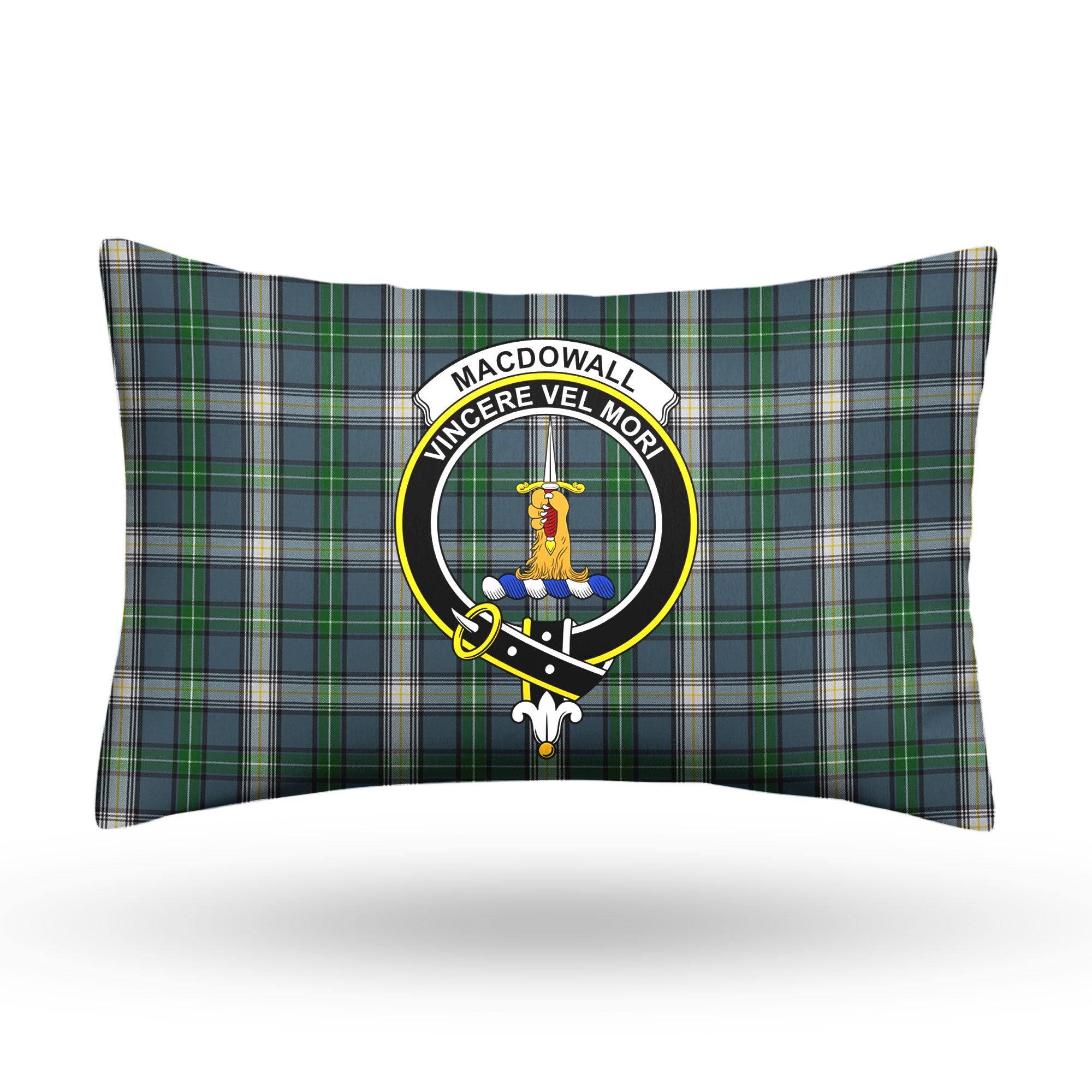 MacDowall Tartan Crest Pillow Cover