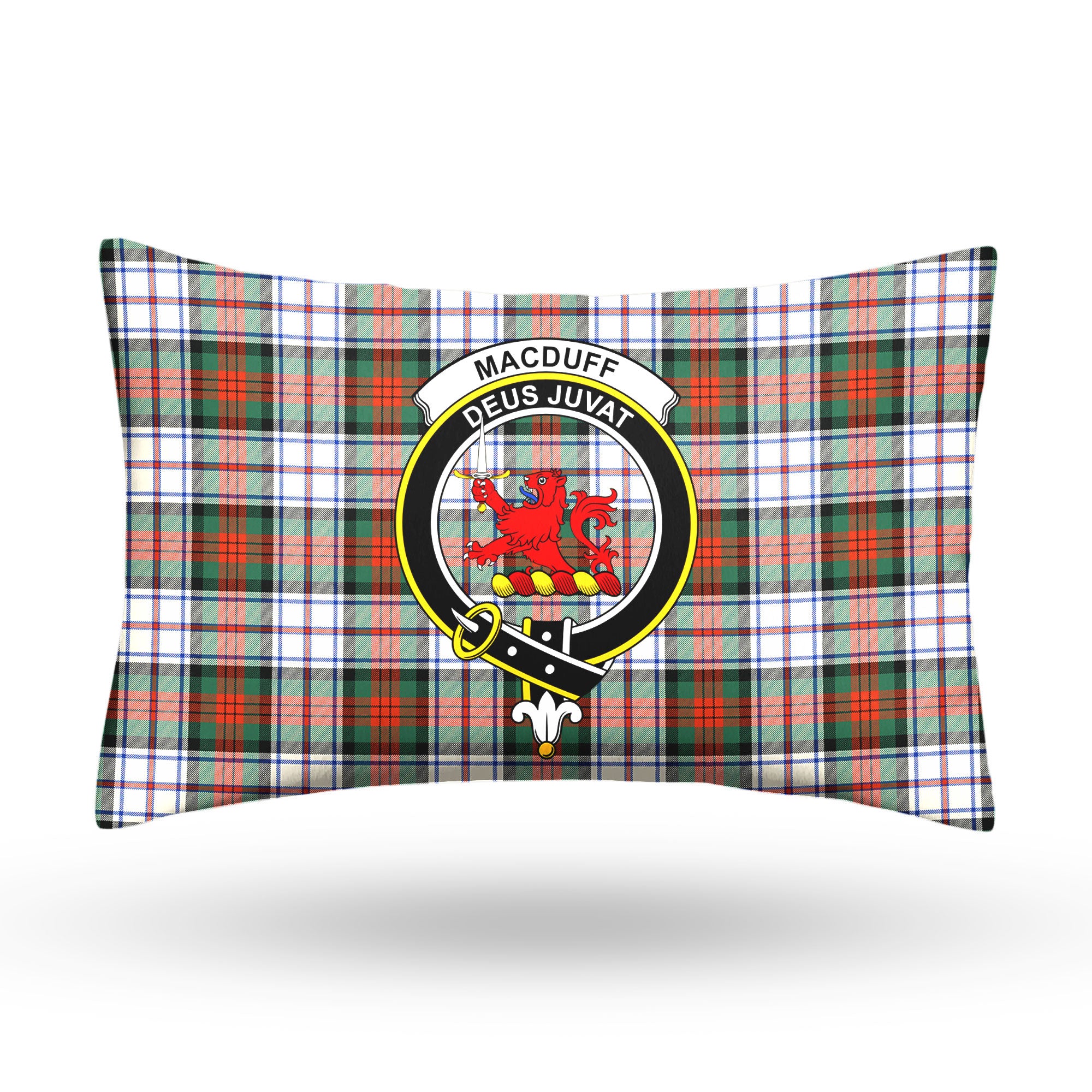 MacDuff Dress Ancient Tartan Crest Pillow Cover