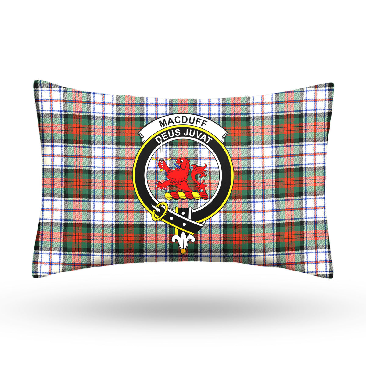 MacDuff Dress Ancient Tartan Crest Pillow Cover