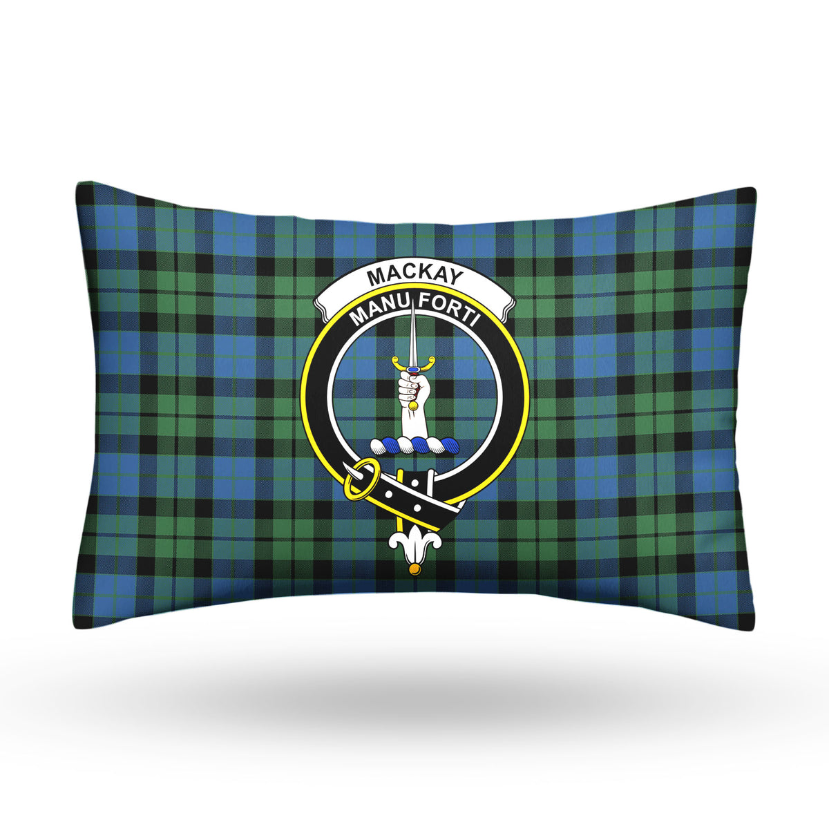 MacKay Ancient Tartan Crest Pillow Cover