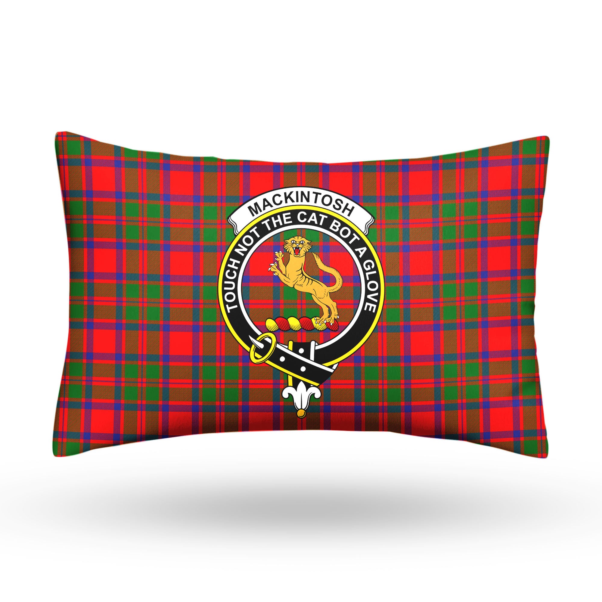 MacKintosh Modern Tartan Crest Pillow Cover