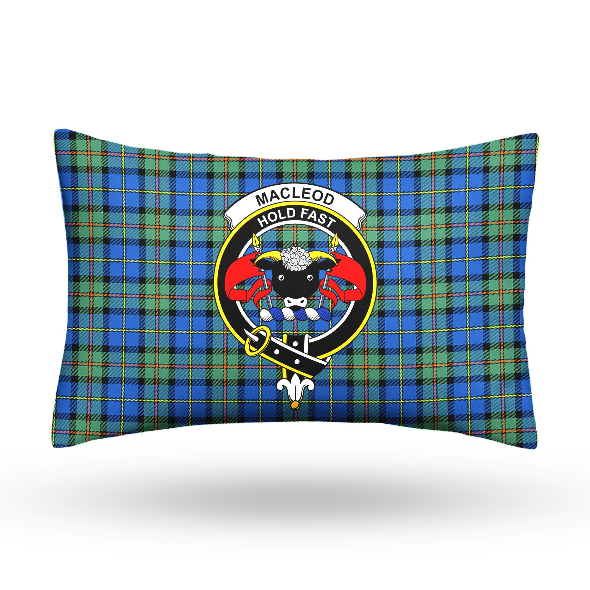 MacLeod of Harris Ancient Tartan Crest Pillow Cover