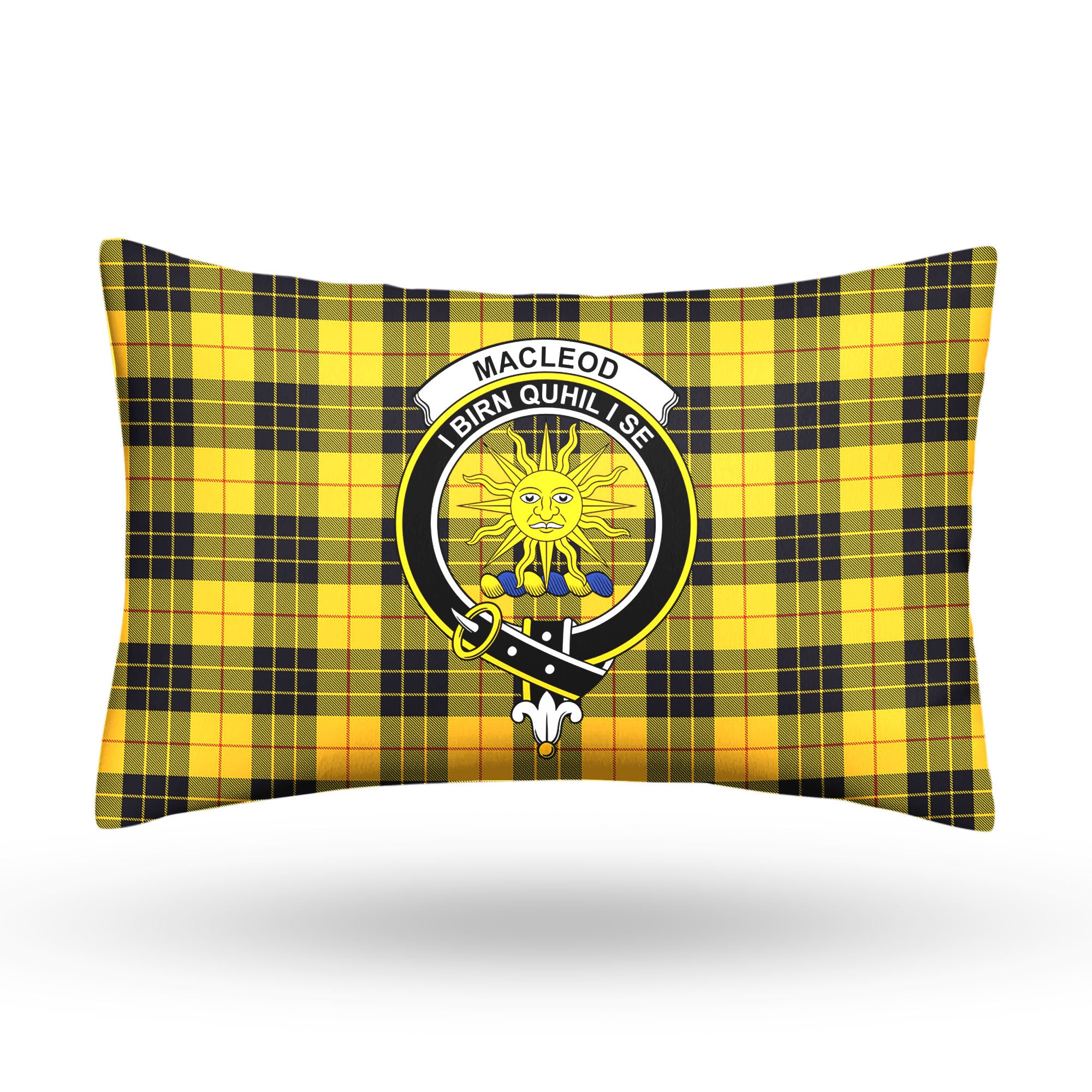 MacLeod of Lewis Ancient Tartan Crest Pillow Cover