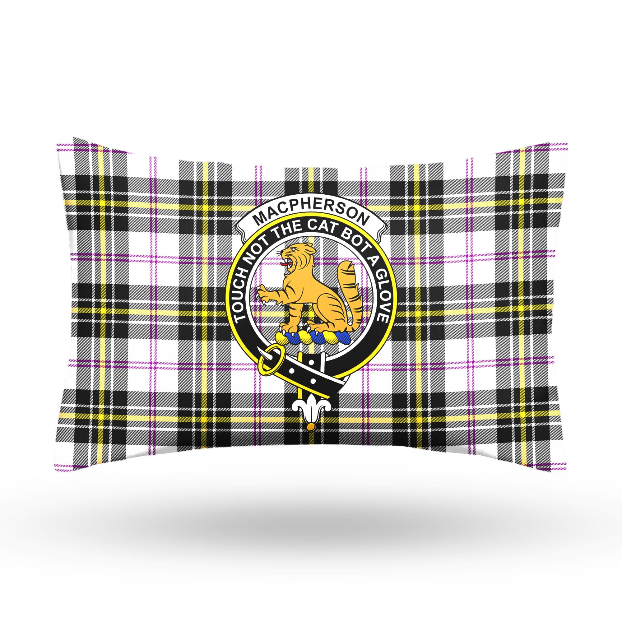 MacPherson Dress Modern Tartan Crest Pillow Cover