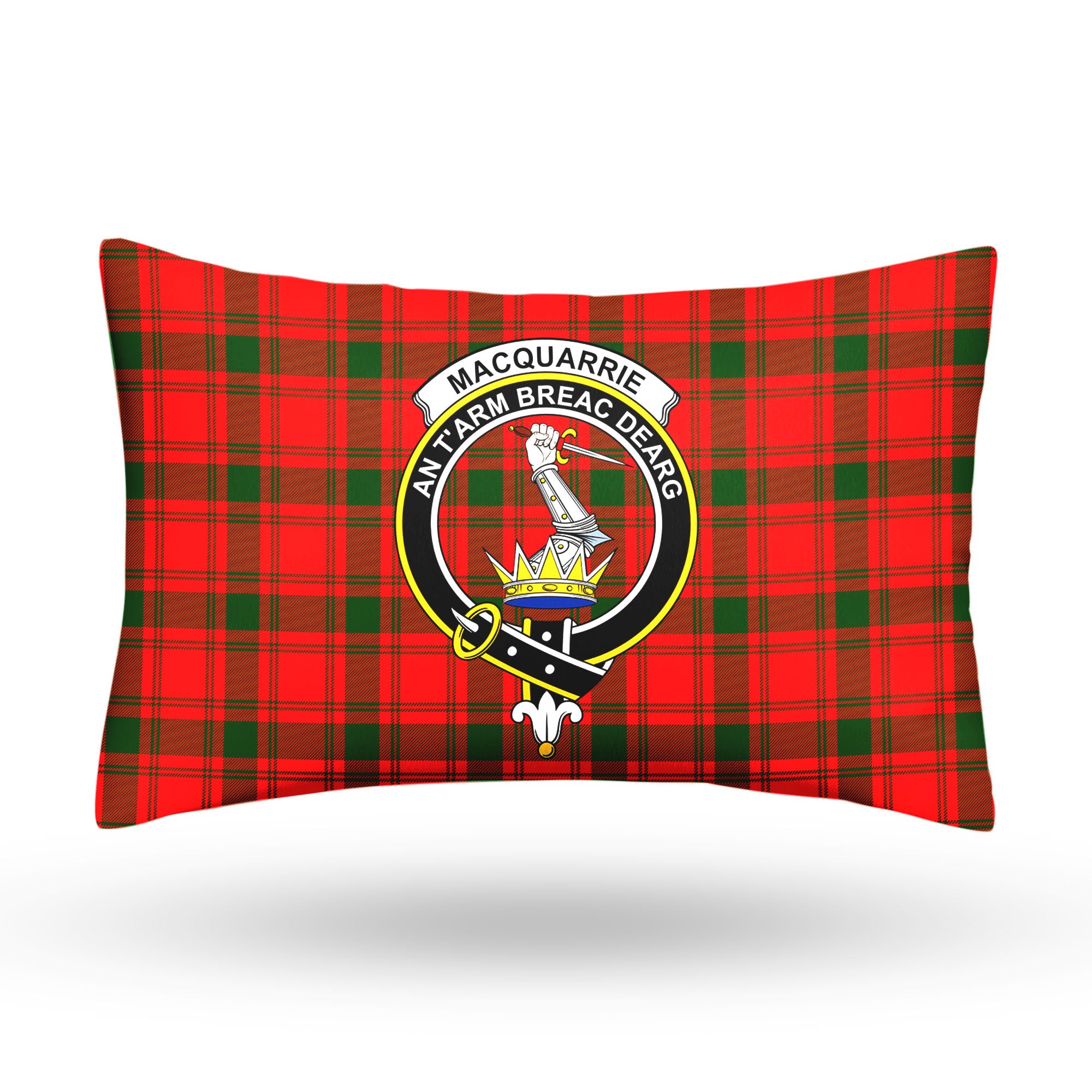 MacQuarrie Tartan Crest Pillow Cover