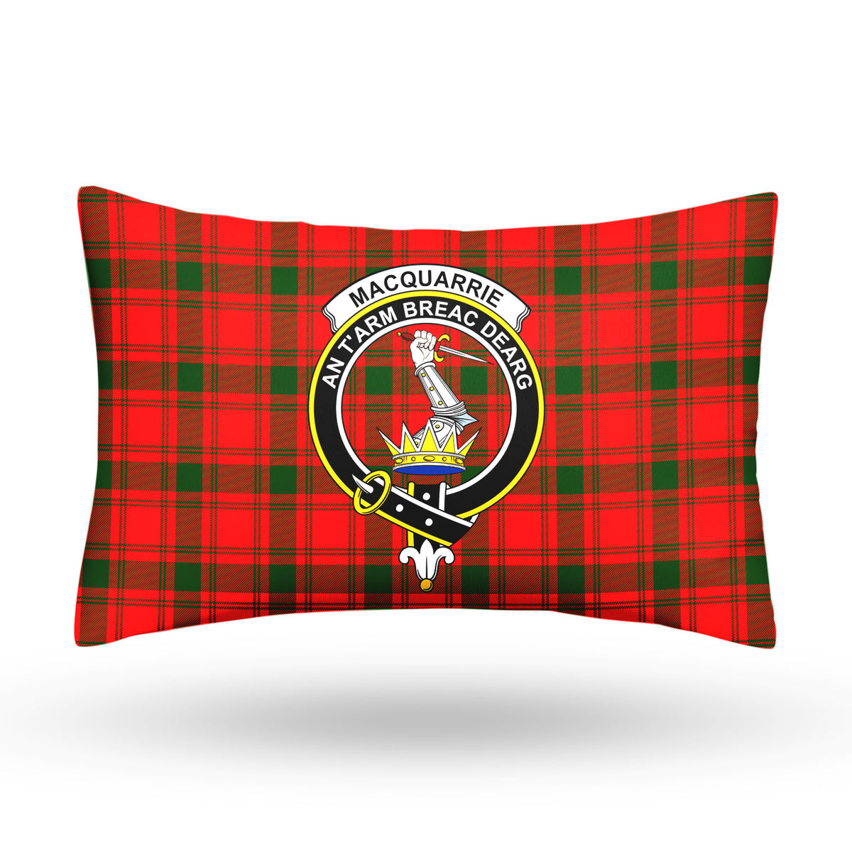 MacQuarrie Tartan Crest Pillow Cover