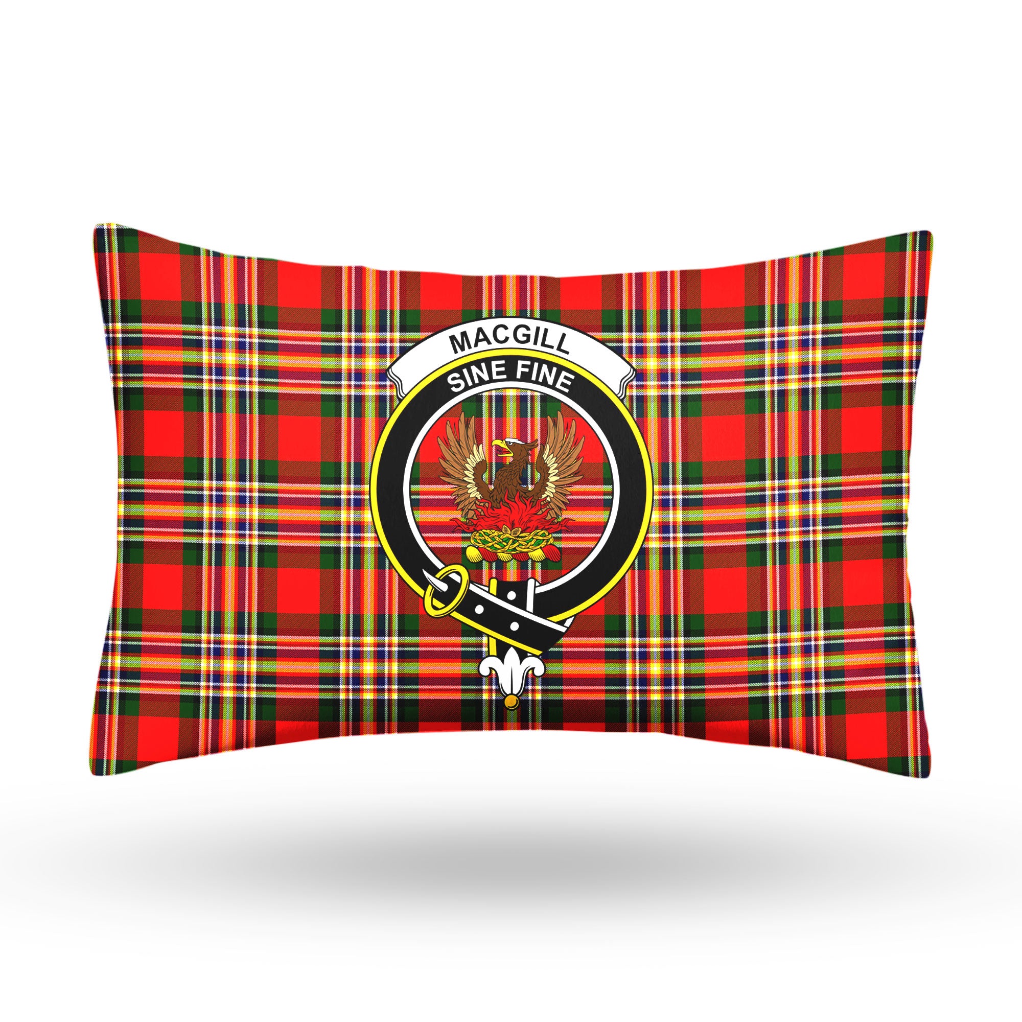 Makgill Tartan Crest Pillow Cover