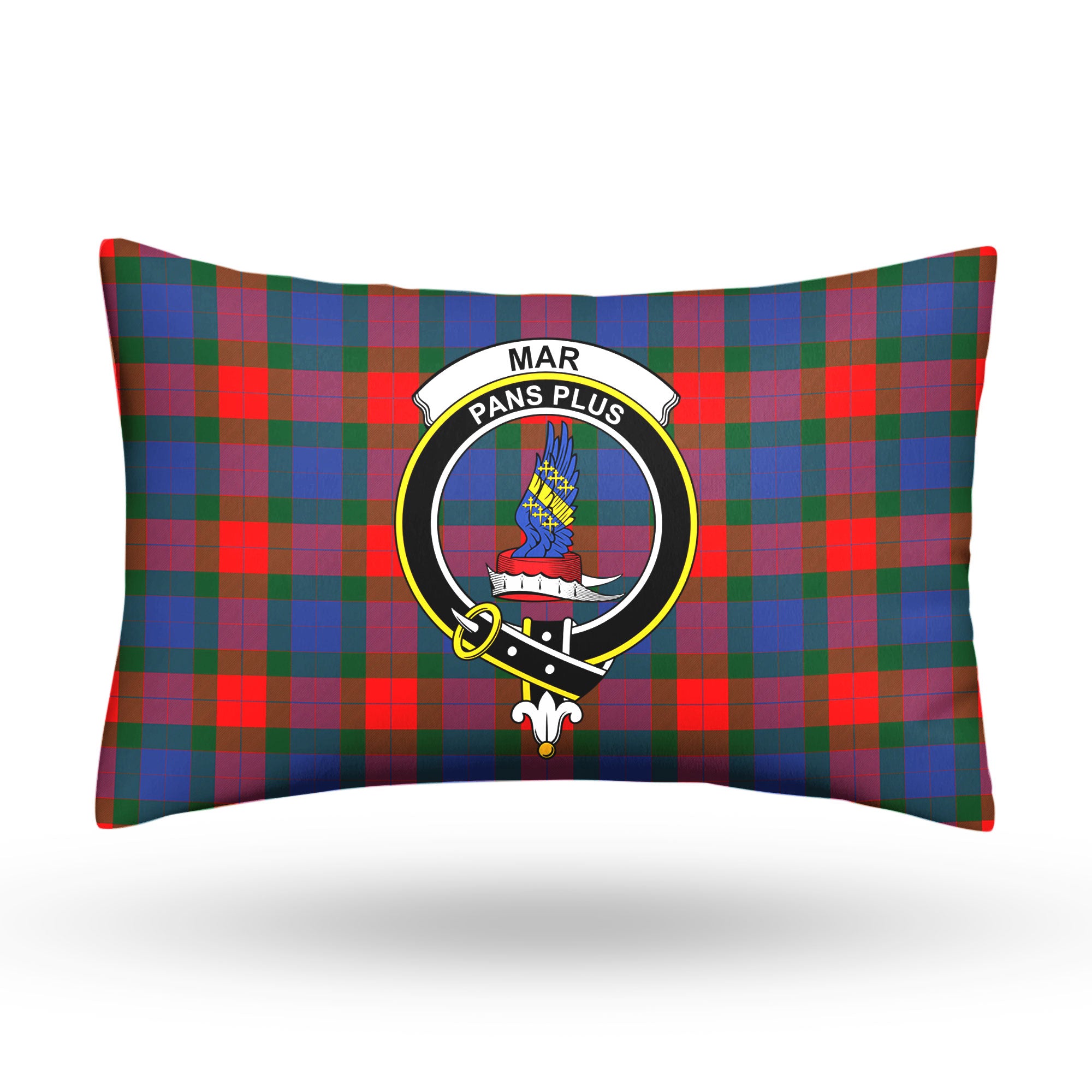 Mar Tartan Crest Pillow Cover