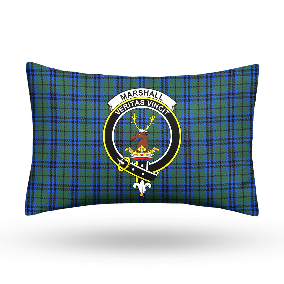 Marshall Tartan Crest Pillow Cover