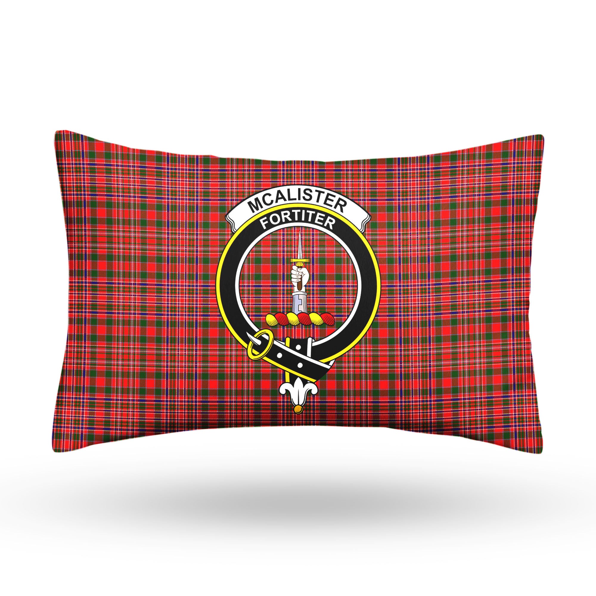 McAlister Modern Tartan Crest Pillow Cover