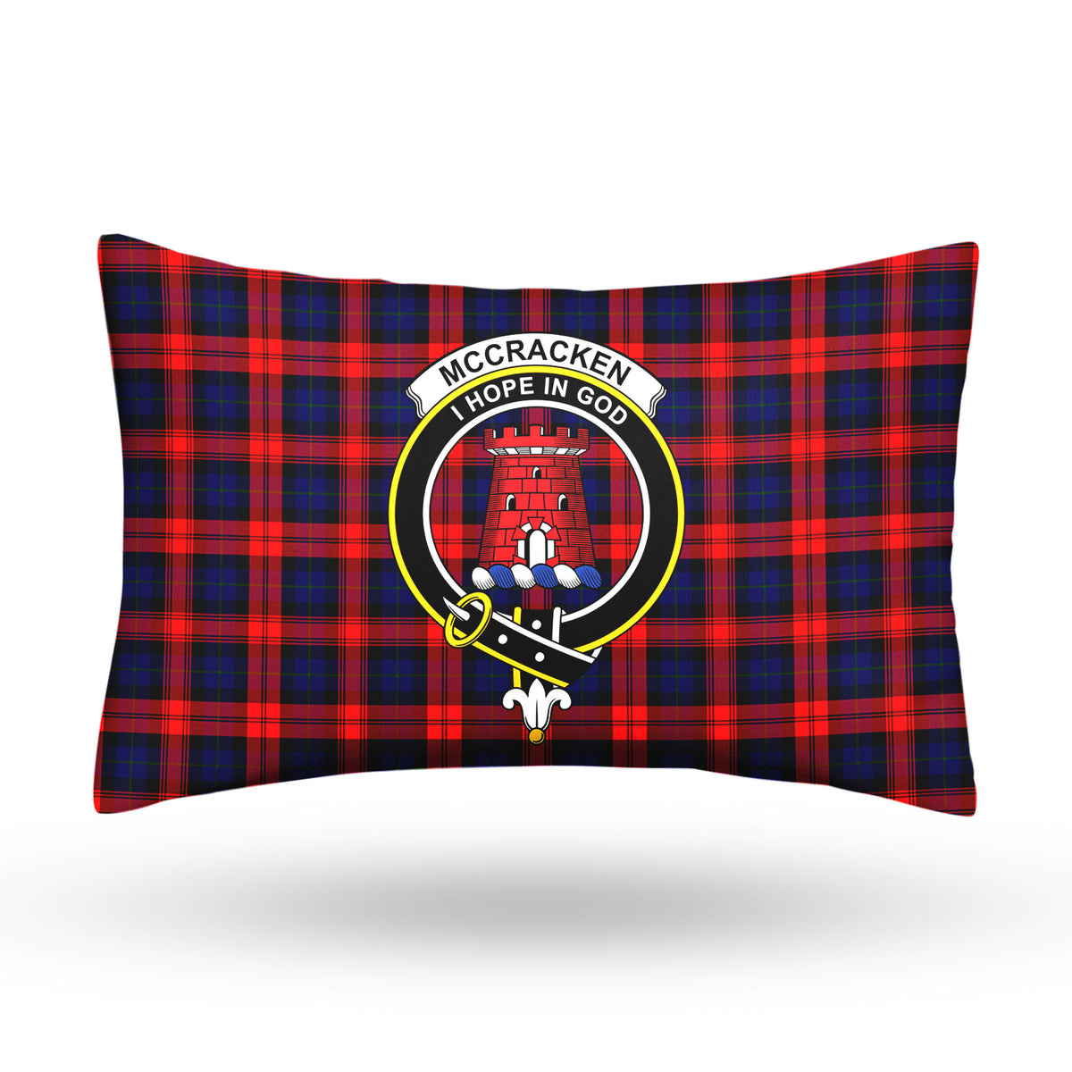 McCracken Tartan Crest Pillow Cover