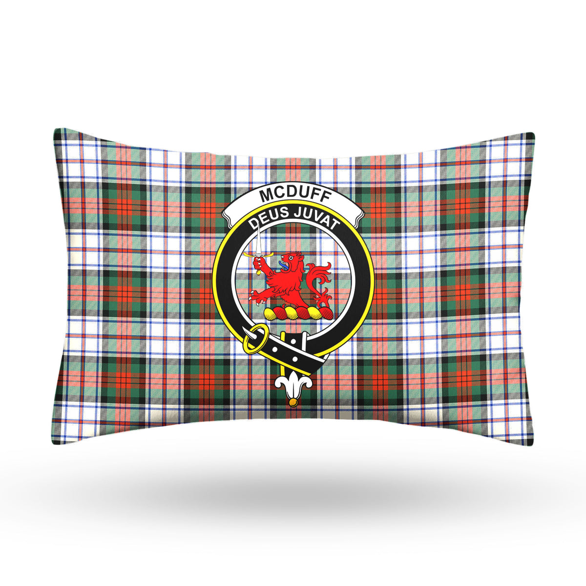 McDuff Dress Ancient Tartan Crest Pillow Cover