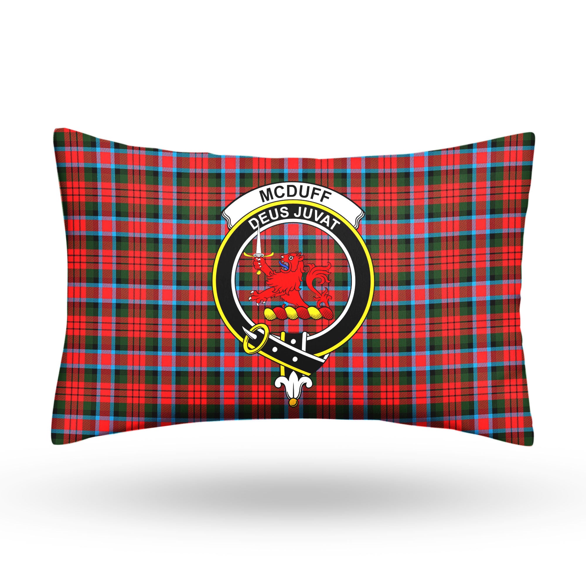 McDuff Modern Tartan Crest Pillow Cover