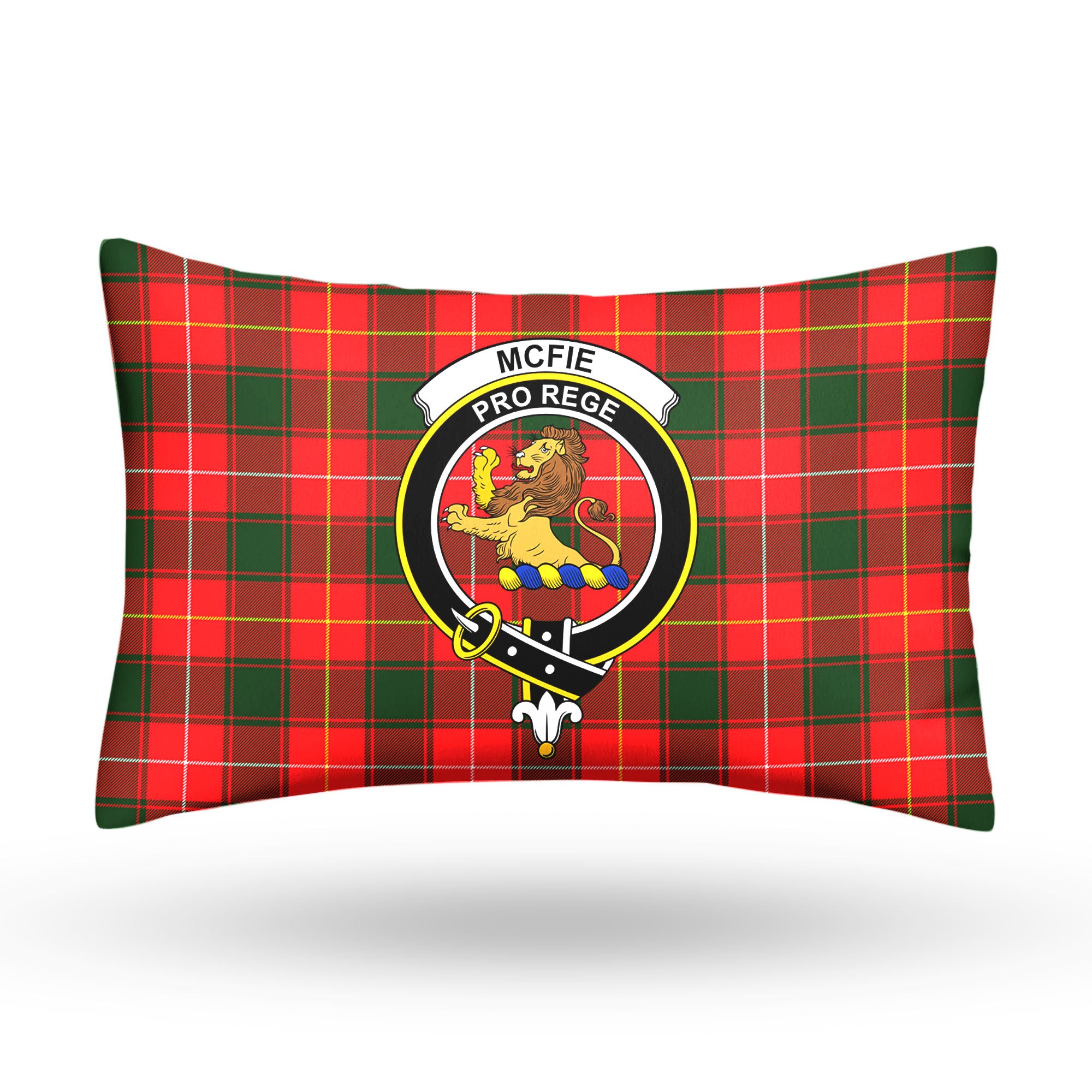 McFie Tartan Crest Pillow Cover