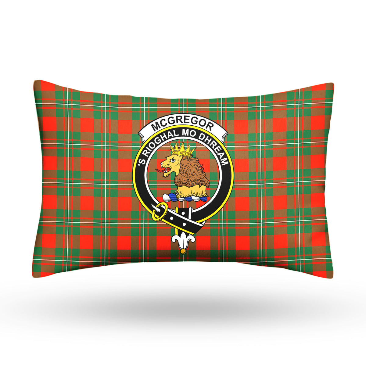 McGregor Ancient Tartan Crest Pillow Cover