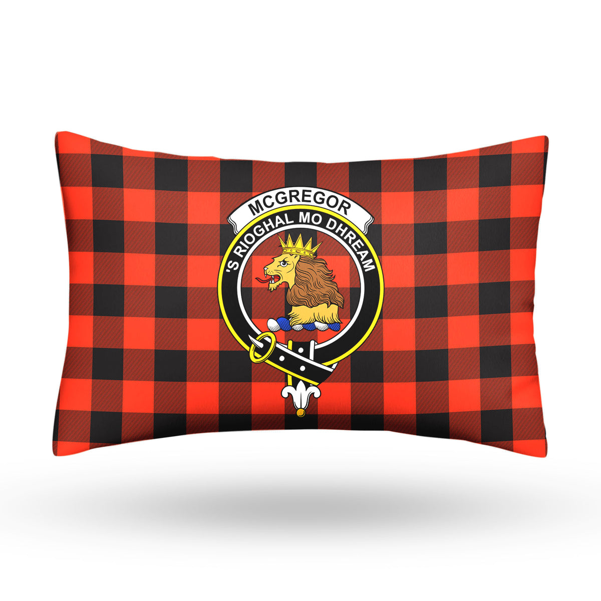 McGregor Rob Roy Ancient Tartan Crest Pillow Cover