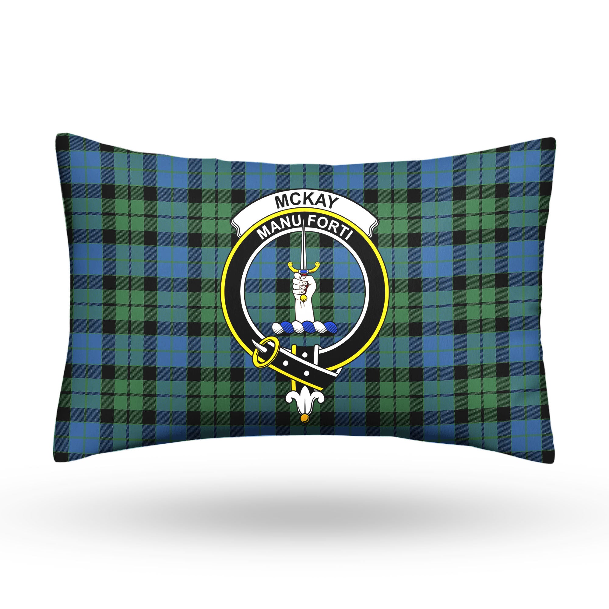 McKay Ancient Tartan Crest Pillow Cover