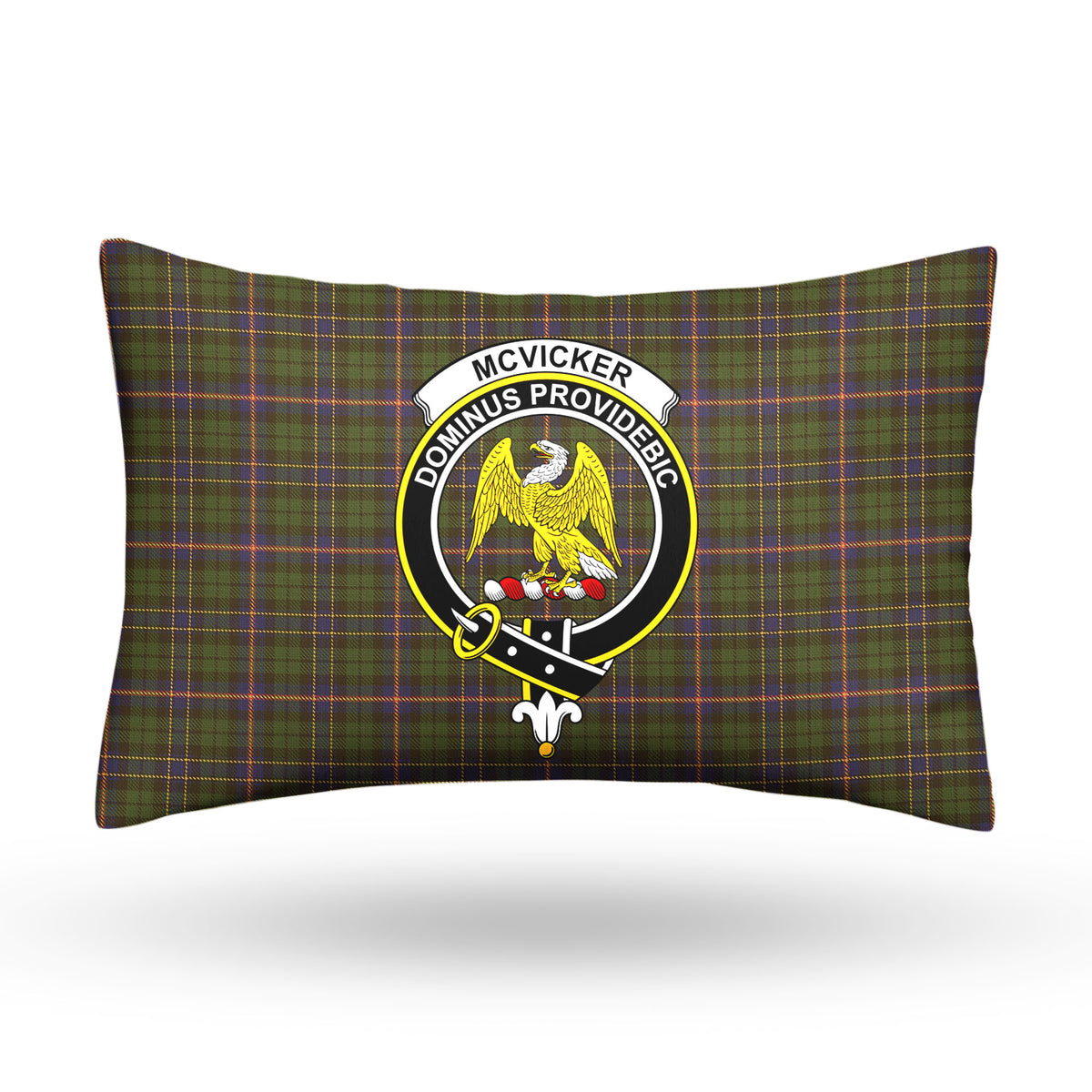 McVicker Tartan Crest Pillow Cover