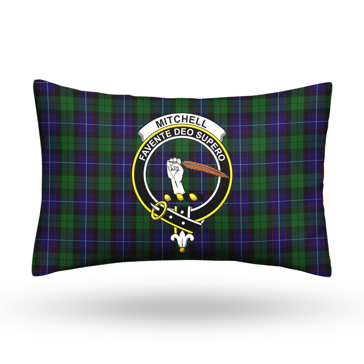 Mitchell Tartan Crest Pillow Cover