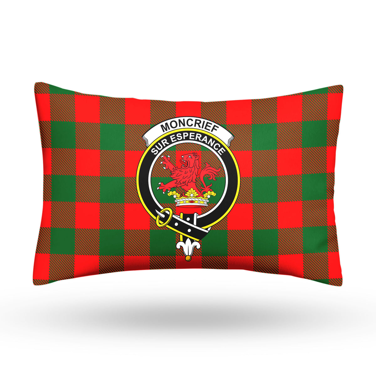 Moncrief Tartan Crest Pillow Cover