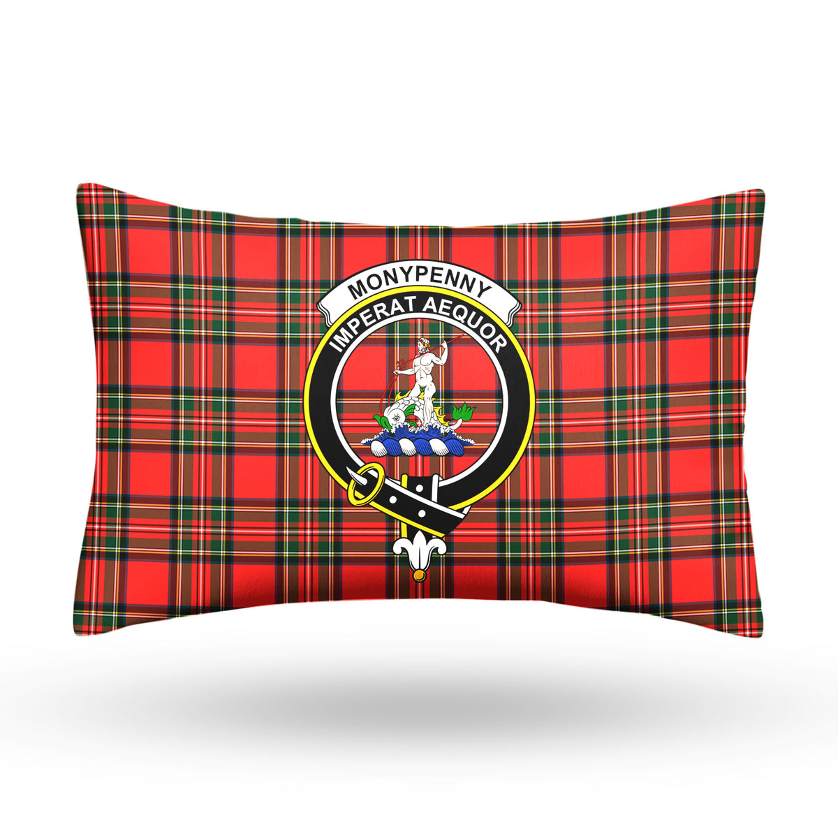 Monypenny Tartan Crest Pillow Cover