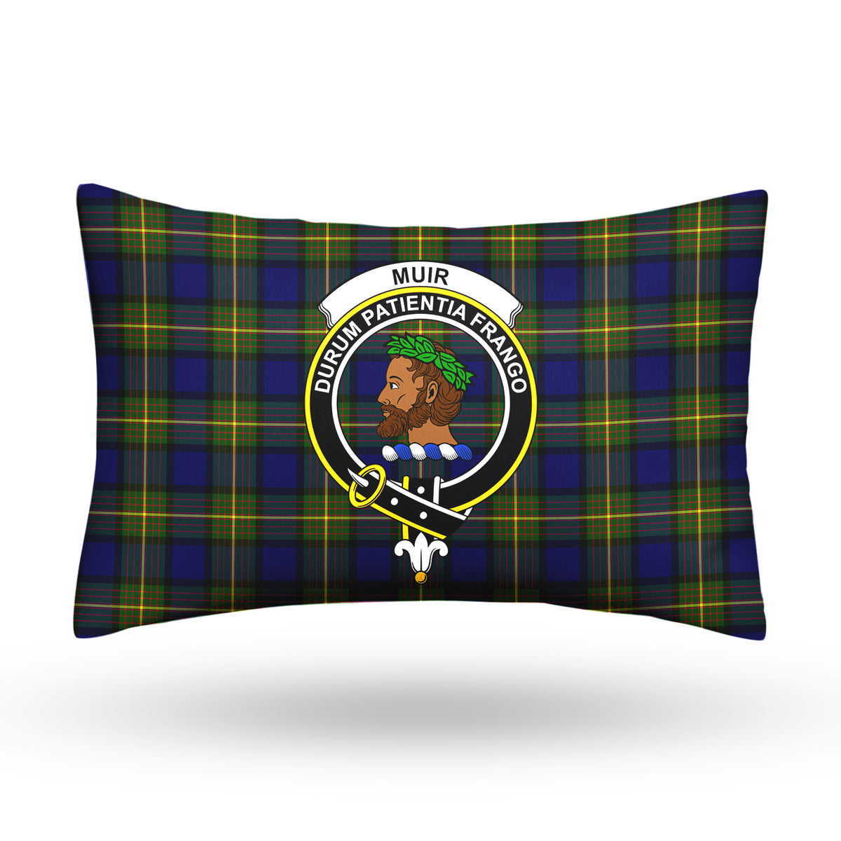 Muir Tartan Crest Pillow Cover