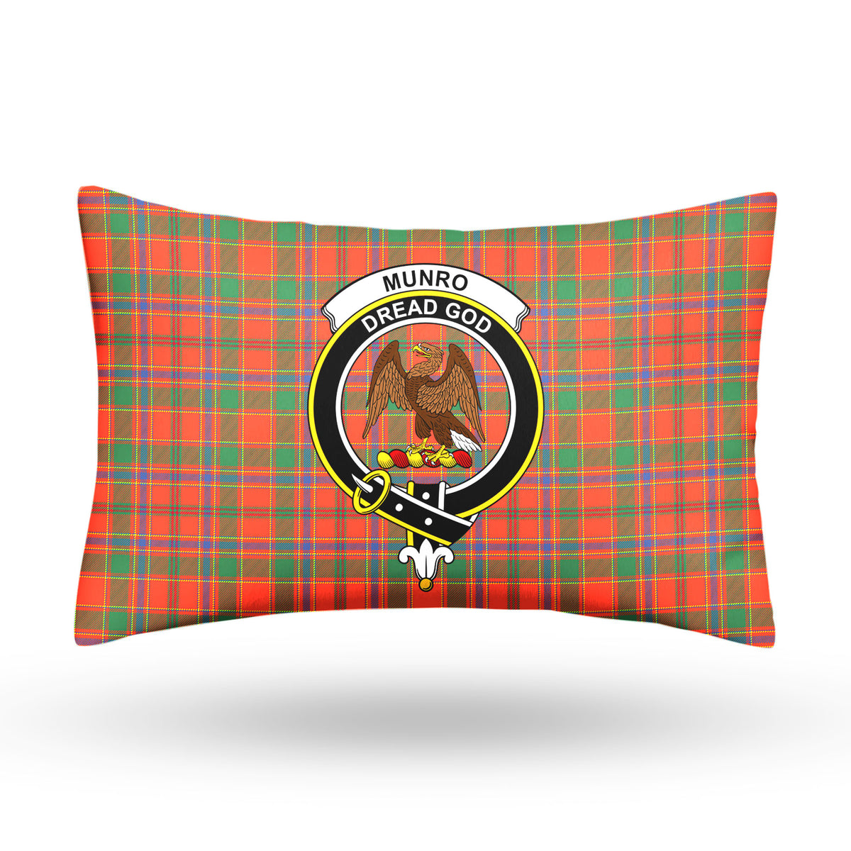 Munro Ancient Tartan Crest Pillow Cover